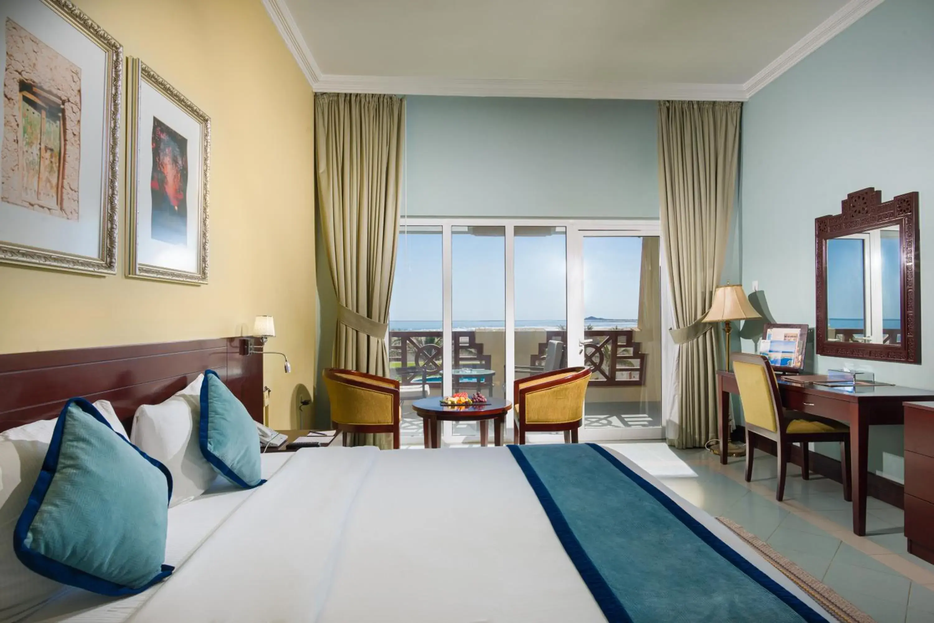 Bed in Masira Island Resort Bed in Masira Island Resort