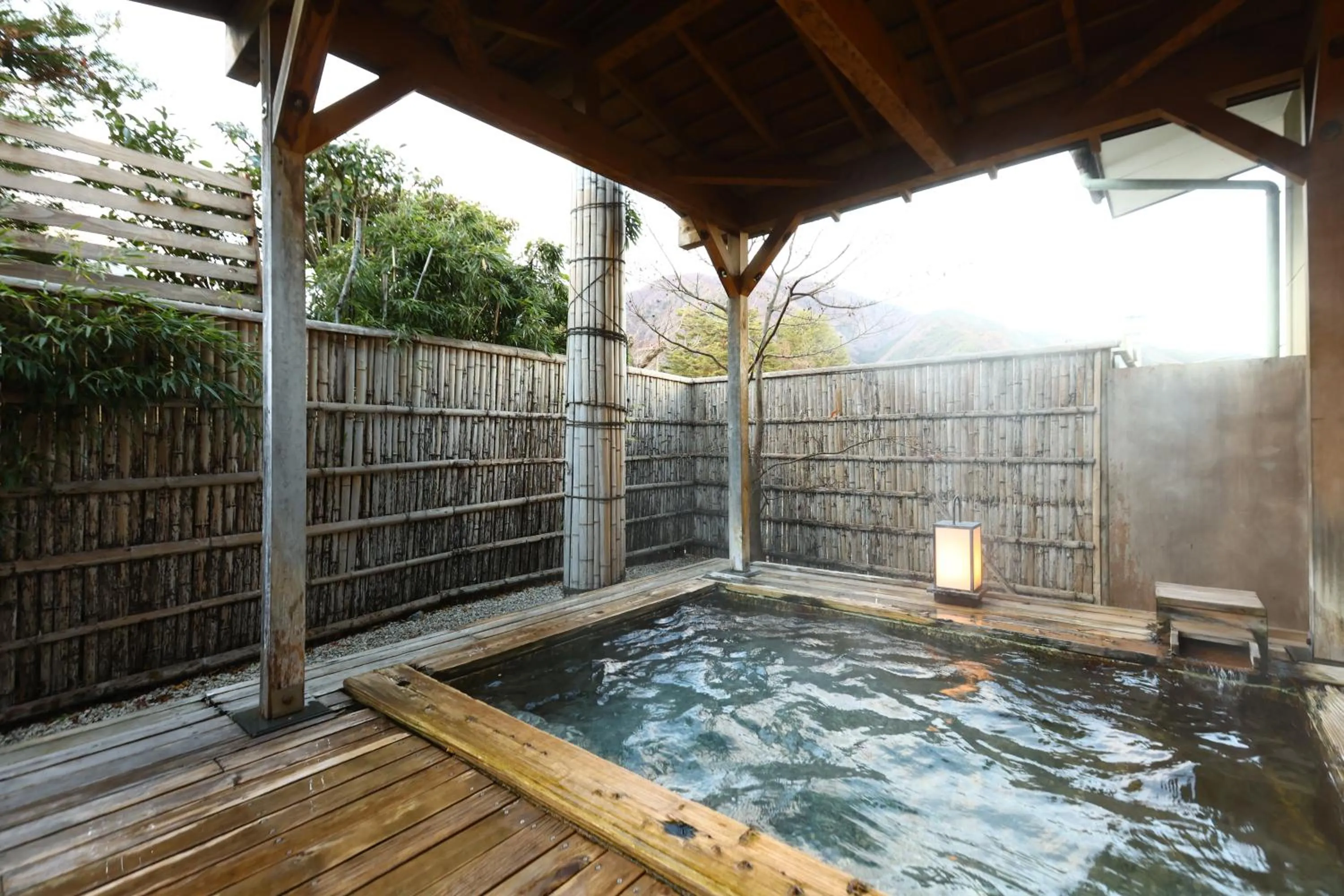 Hot Spring Bath in Hotel Yamabuki