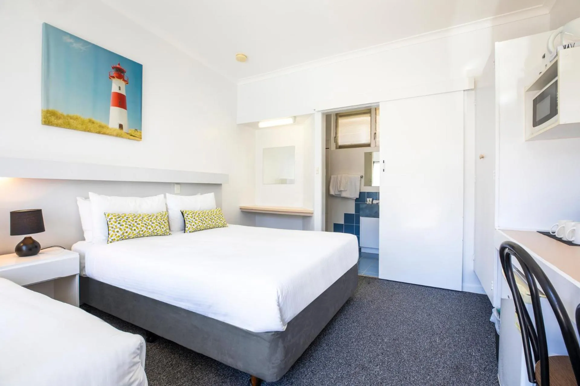 Bed in Ship Inn Motel Yarram