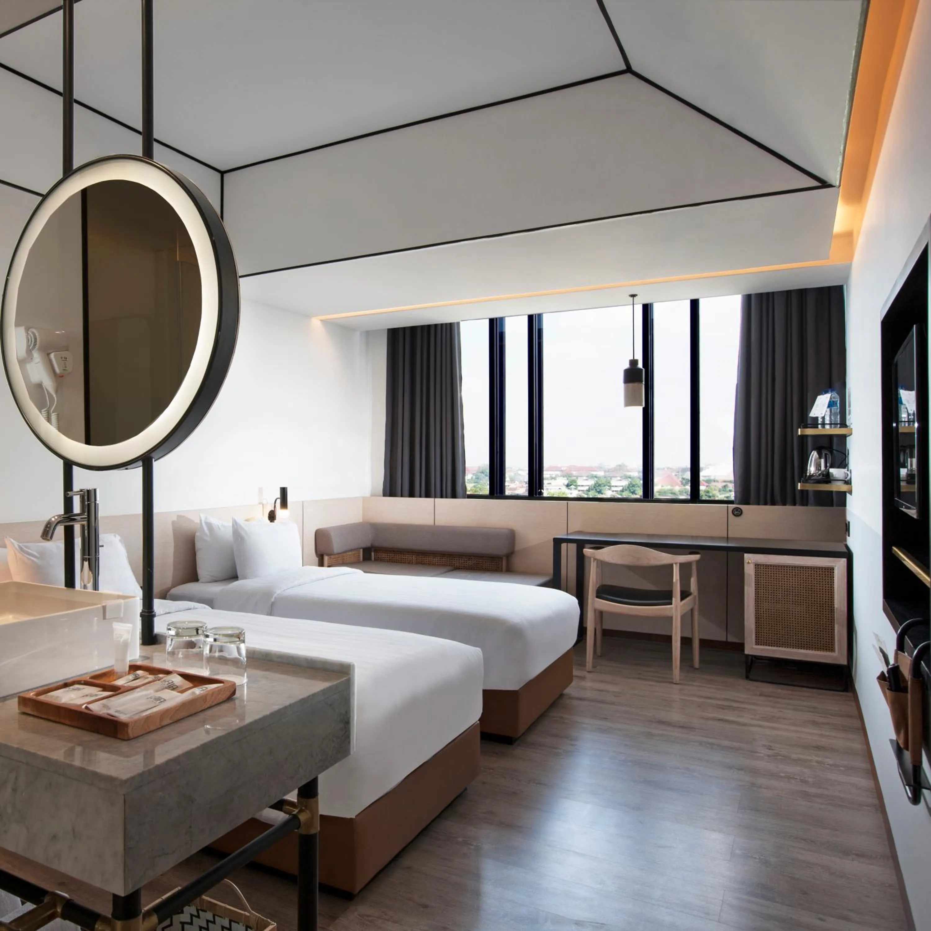 Bed in GAIA Cosmo Hotel