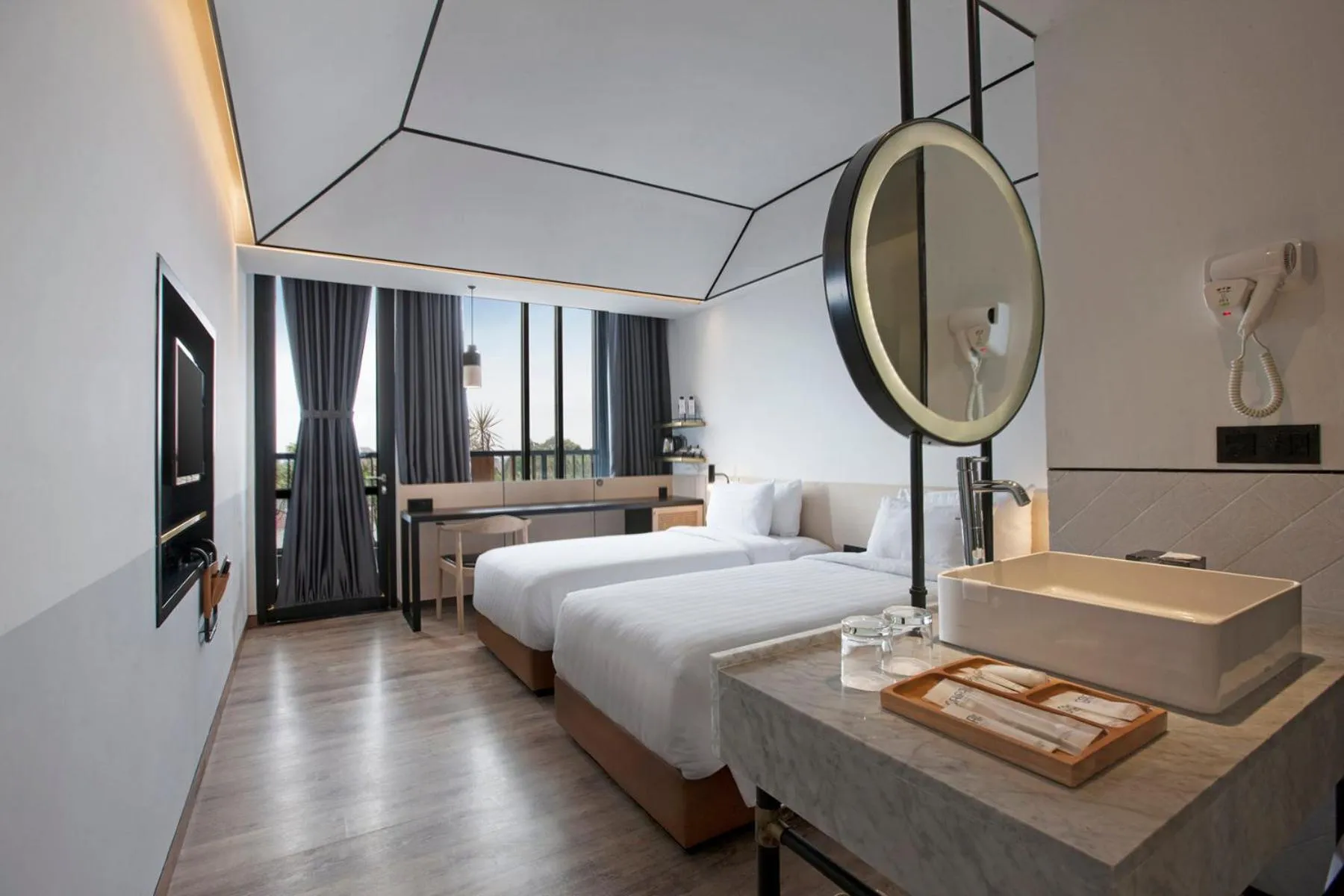 Bed in GAIA Cosmo Hotel