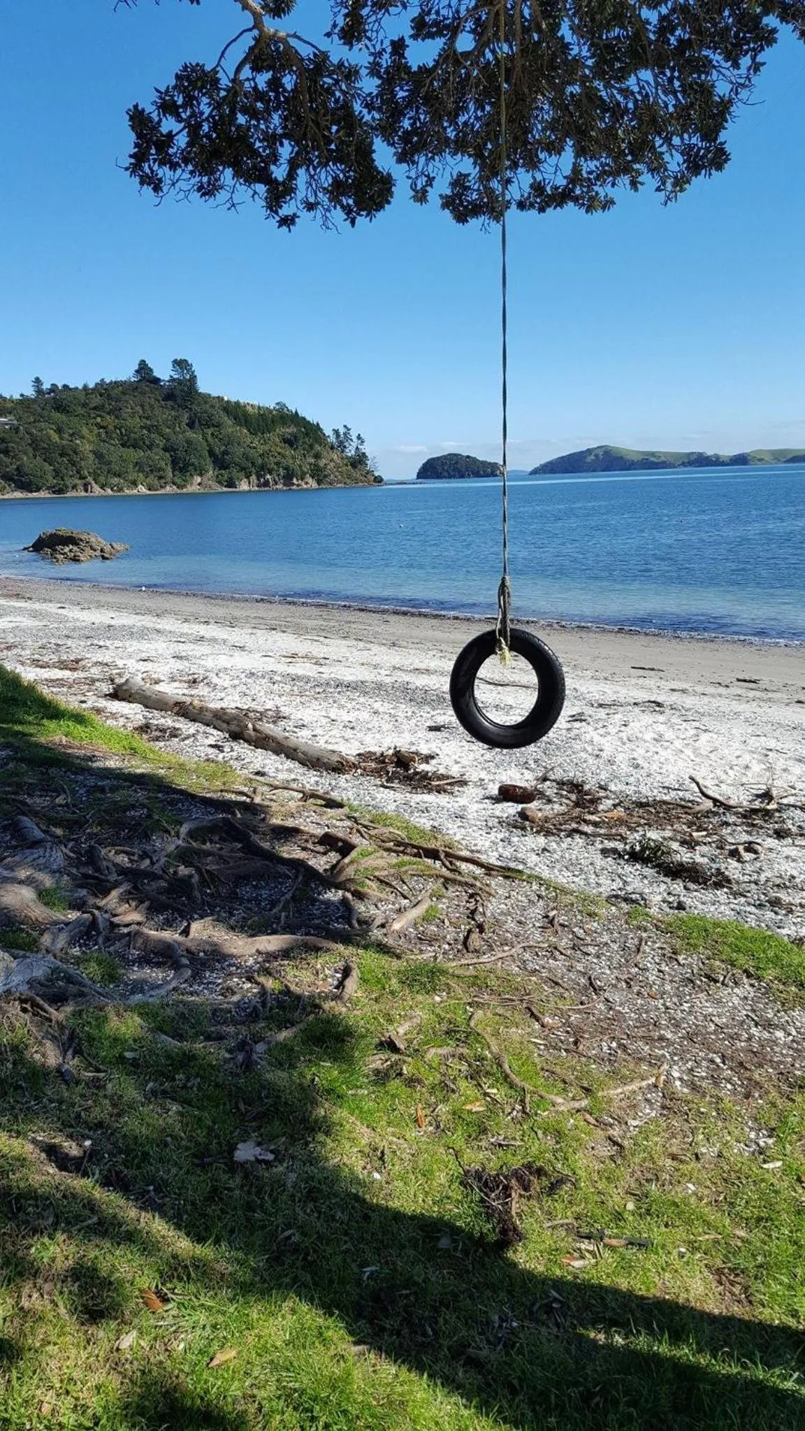 Beach in Long Bay Motor Camp