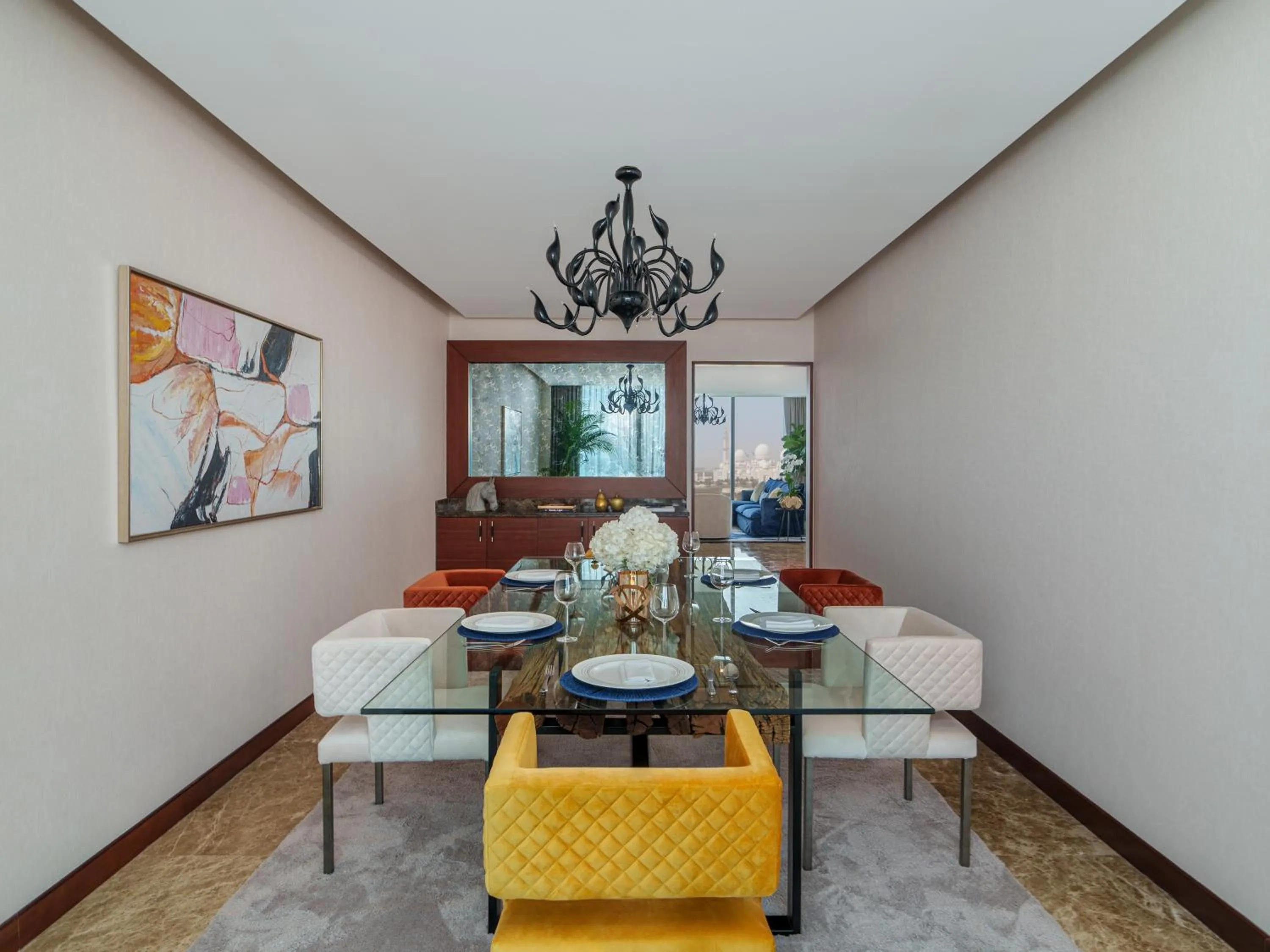 Seating area in Fairmont Bab Al Bahr