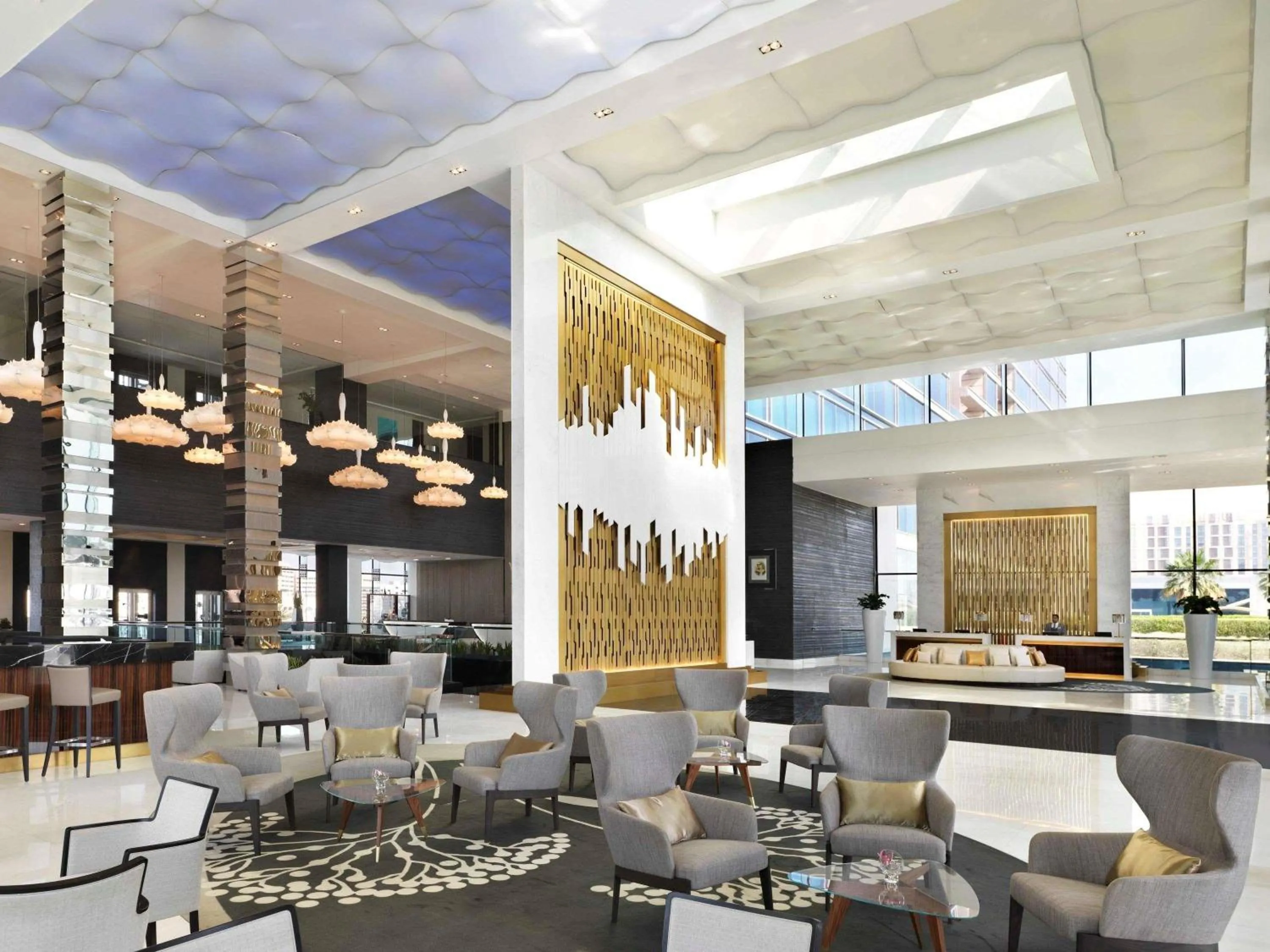 Lounge or bar in Fairmont Bab Al Bahr