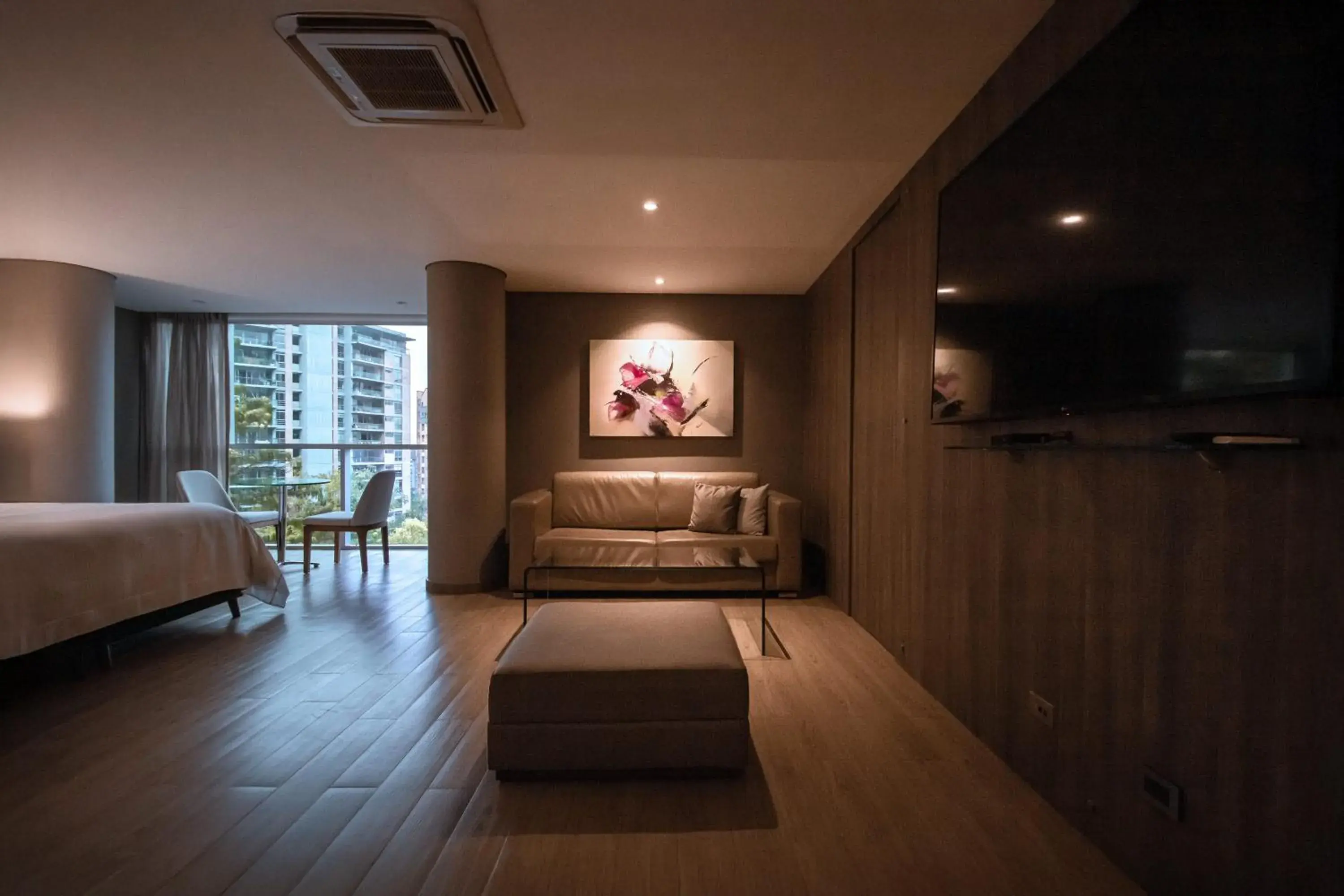 Living room, Bed in Binn Hotel Living room, Bed in Binn Hotel