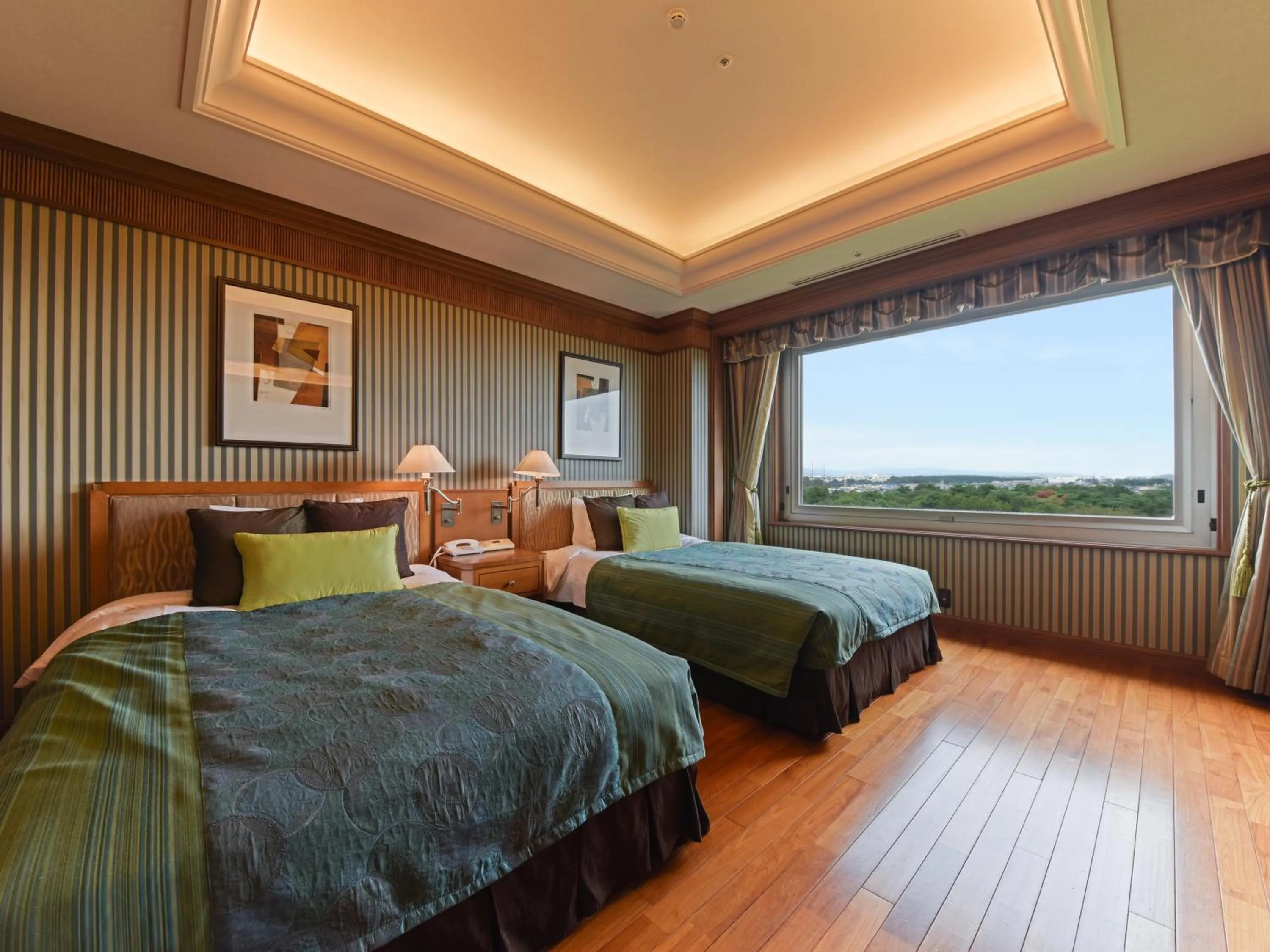 Bed in Forest Inn Showakan (Okura Hotels & Resorts)