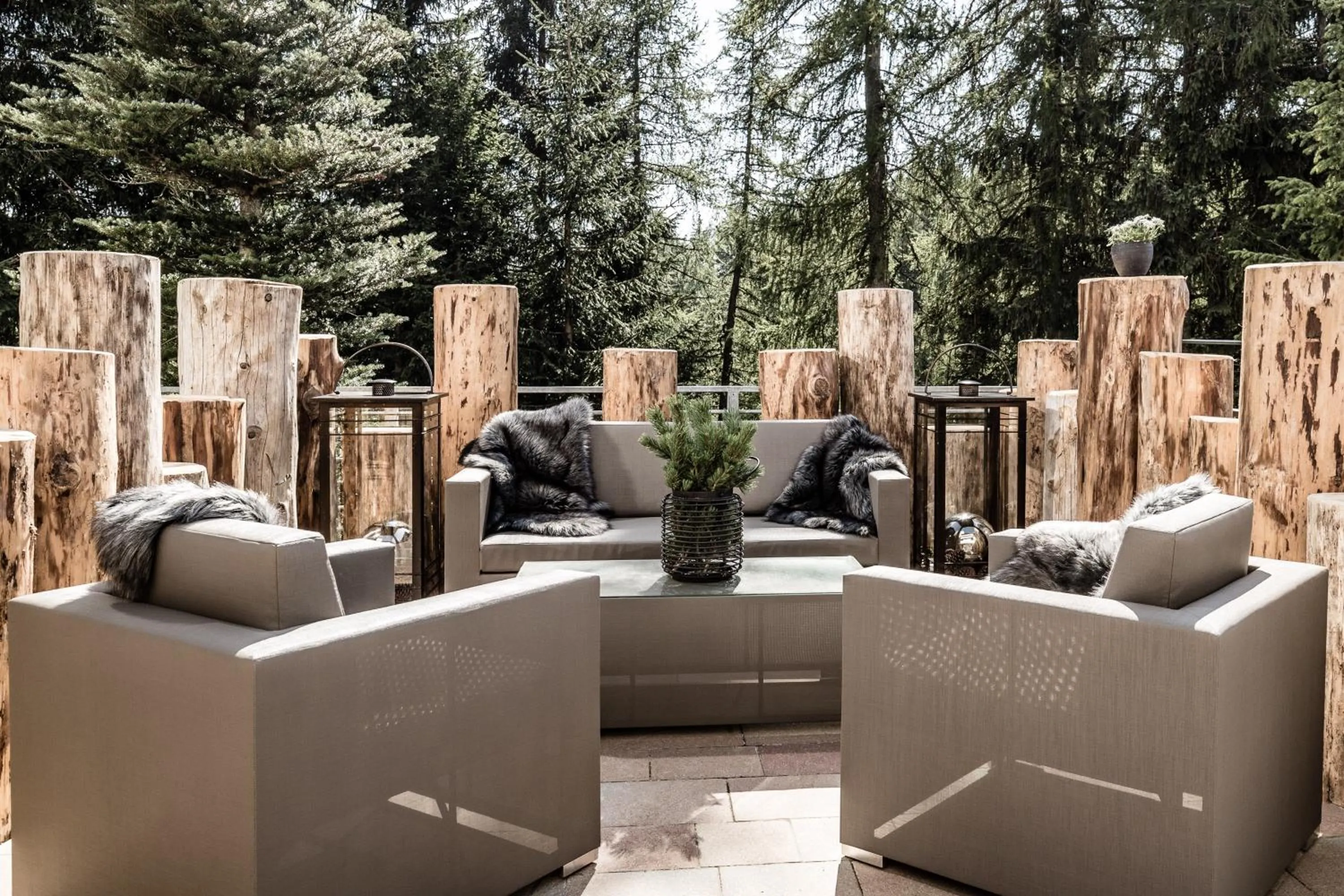 Patio in Josef Mountain Resort
