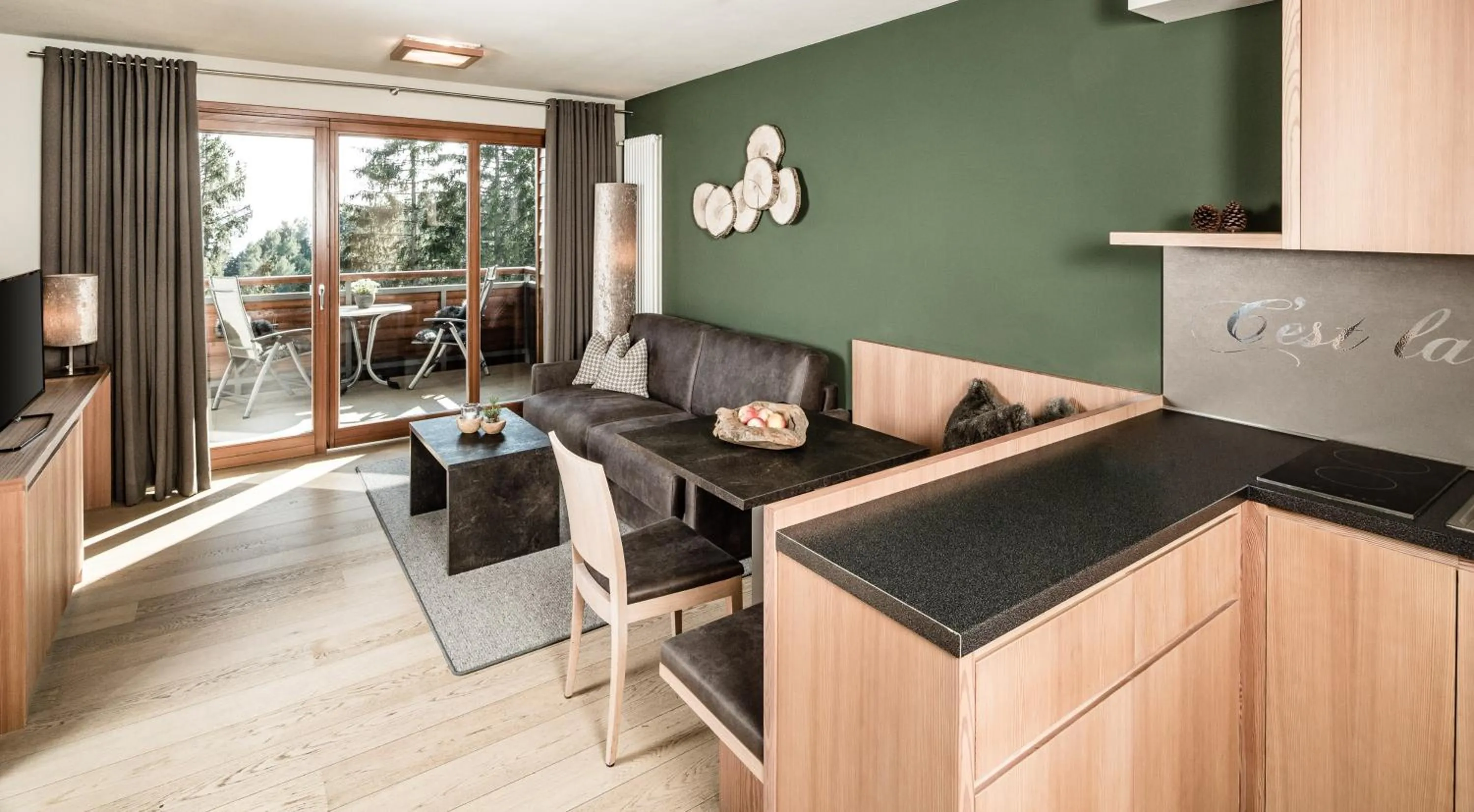 Living room in Josef Mountain Resort