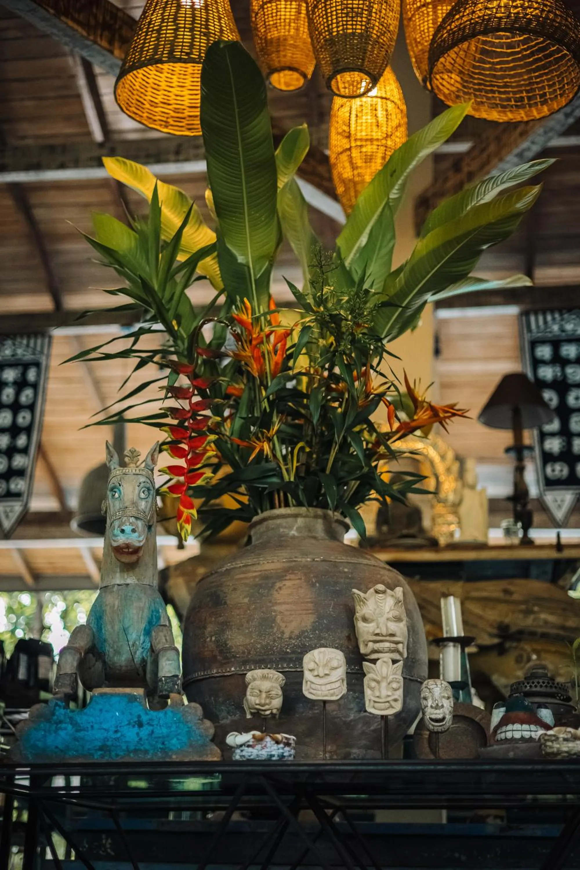 Lobby or reception in Ginganga Lodge
