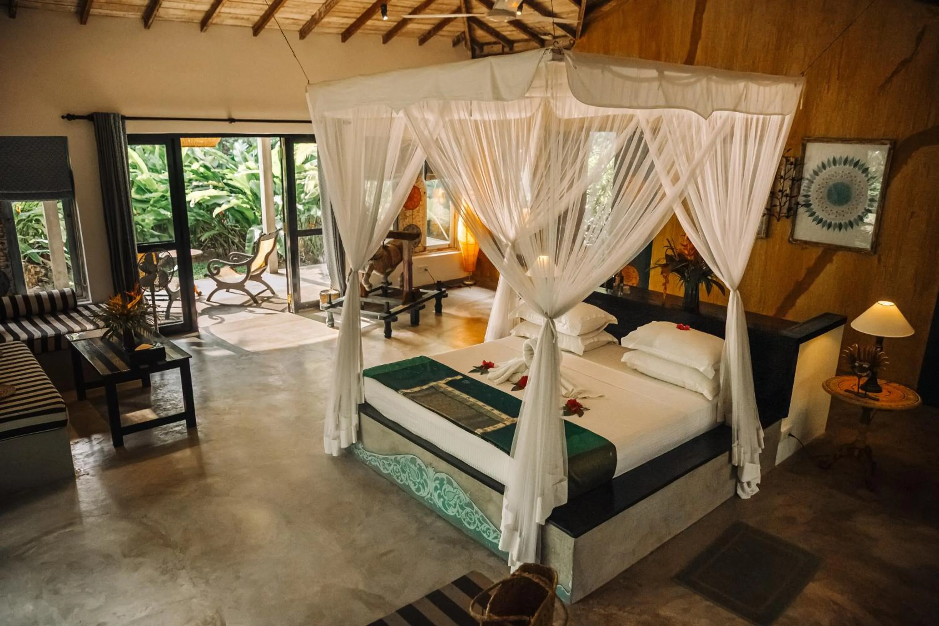 Bed in Ginganga Lodge