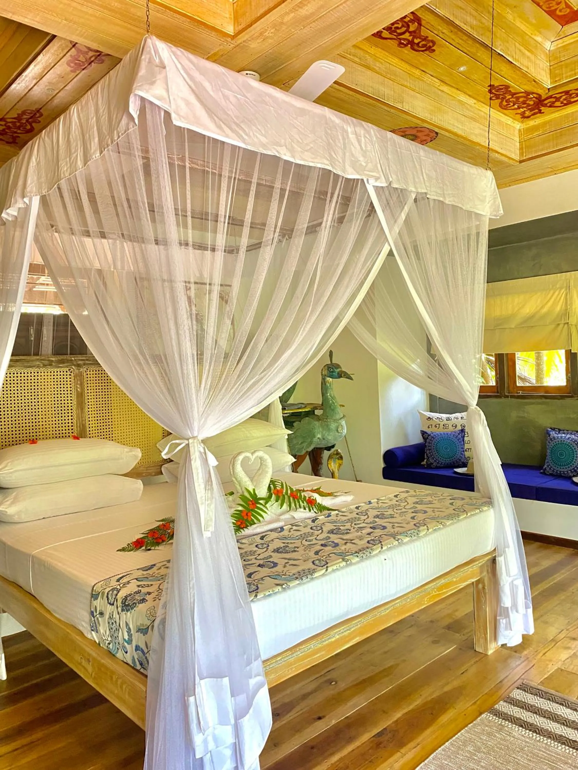 Bed in Ginganga Lodge