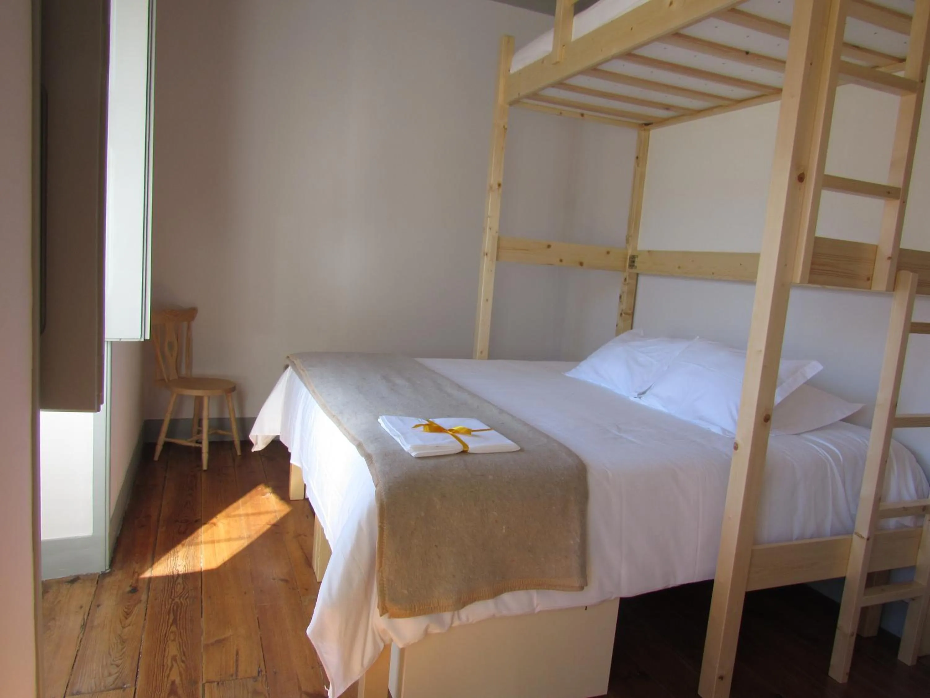 Decorative detail, Bed in Most Art Boutique Hostel