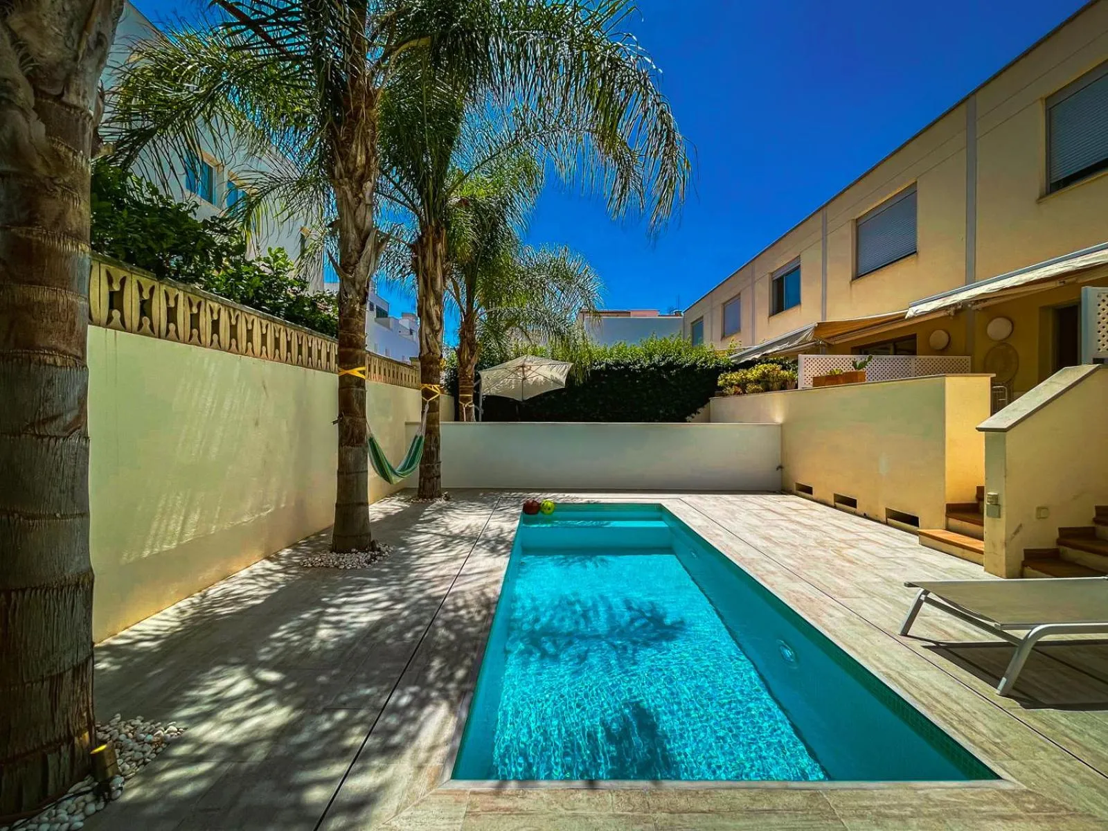 Pool view in Casa Molinar