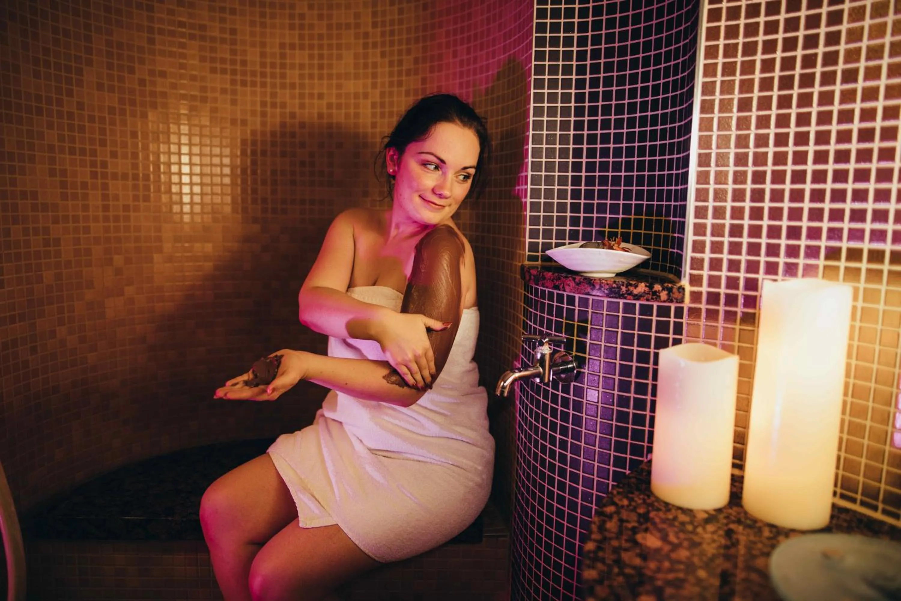 Steam room in Kulturhotel Fürst Pückler Park