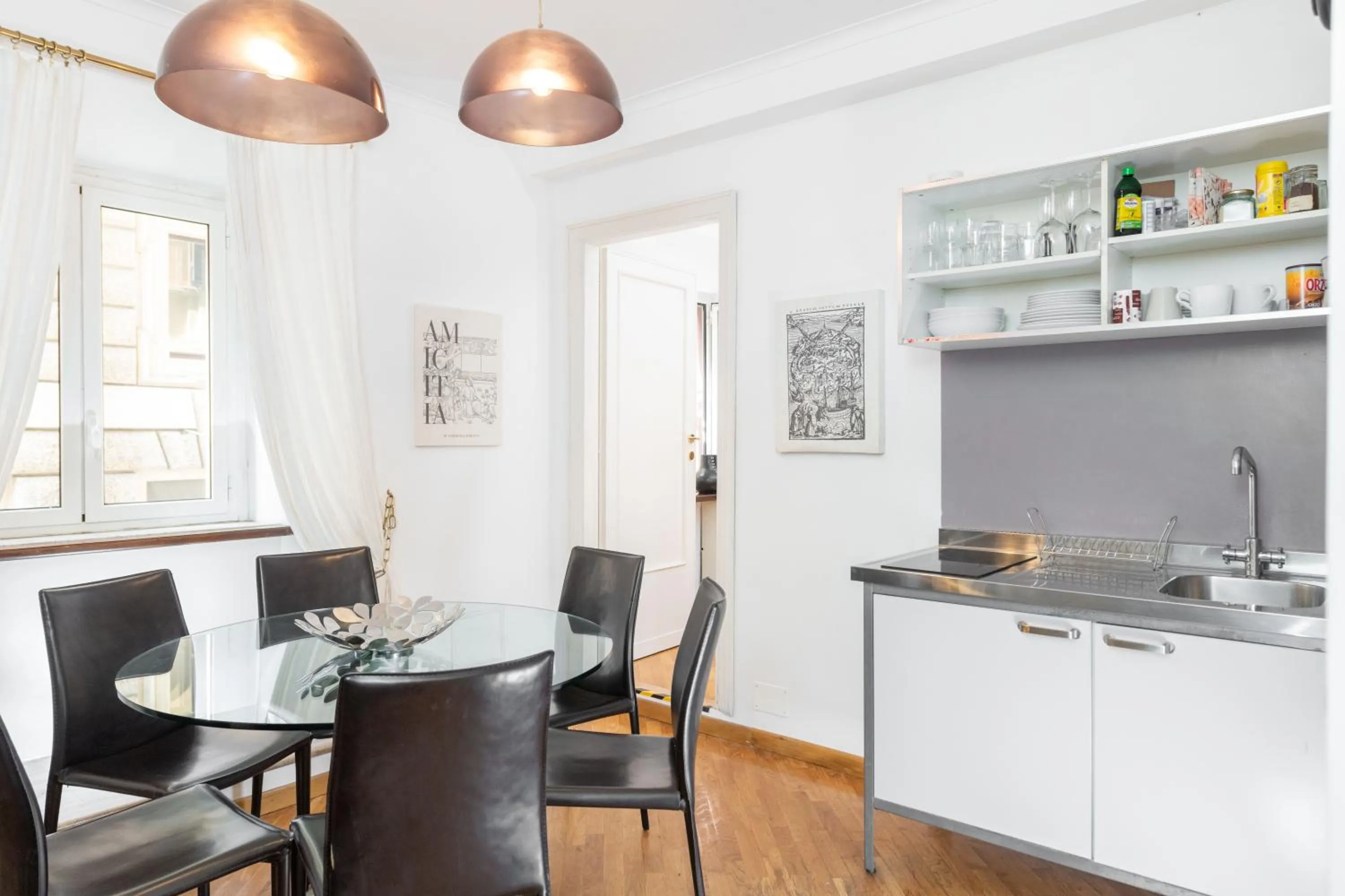 Kitchen or kitchenette in Corso Vittorio Apartments