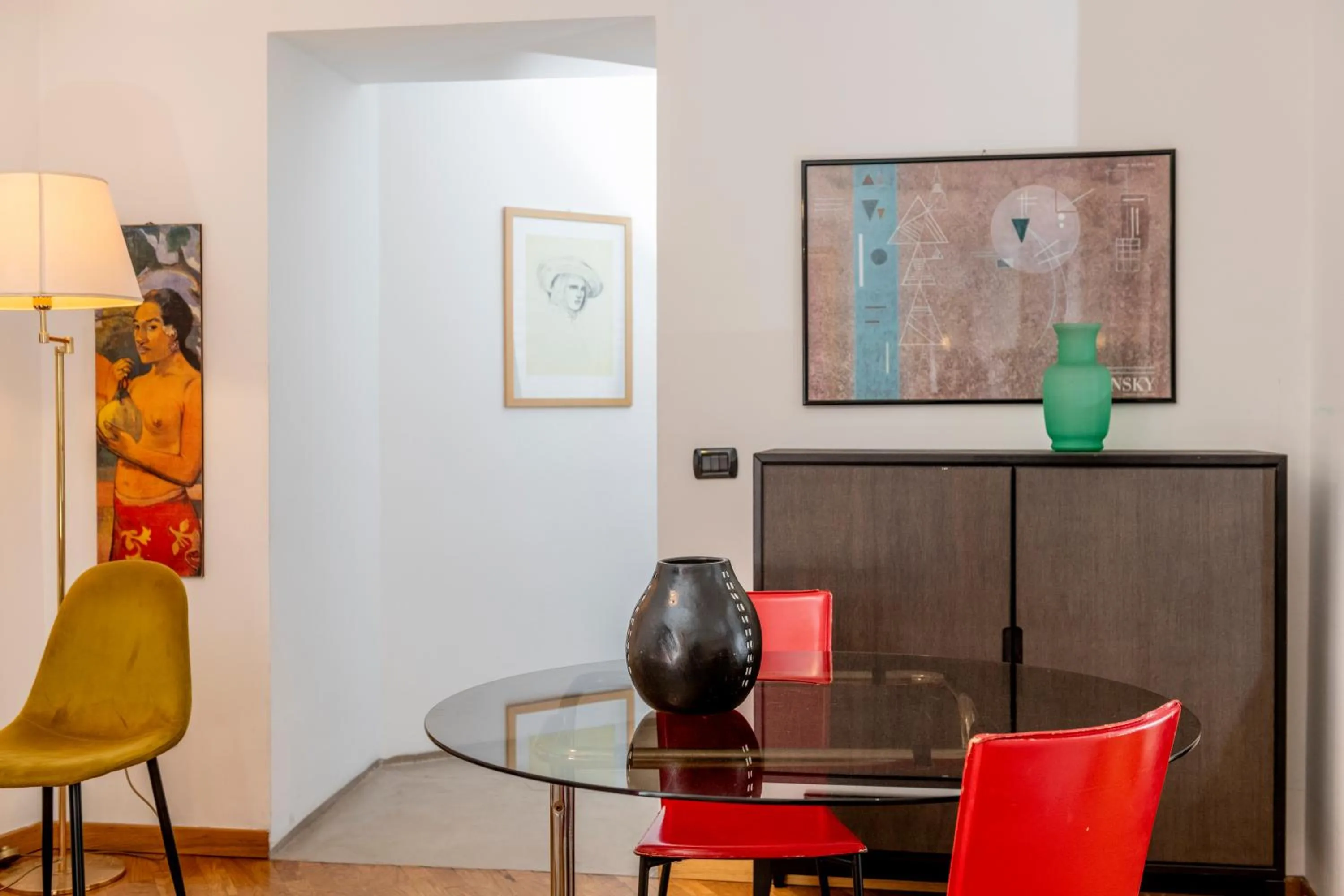 Living room in Corso Vittorio Apartments