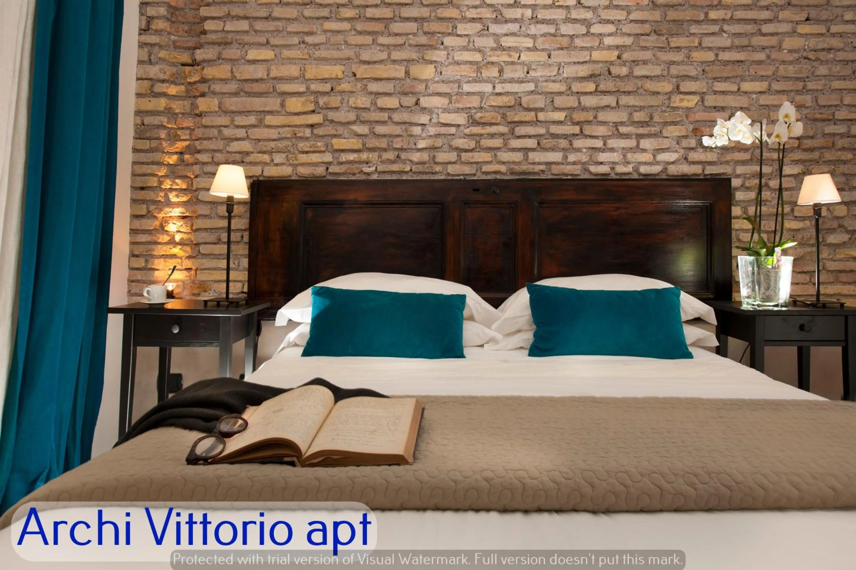 Bedroom, Bed in Corso Vittorio Apartments