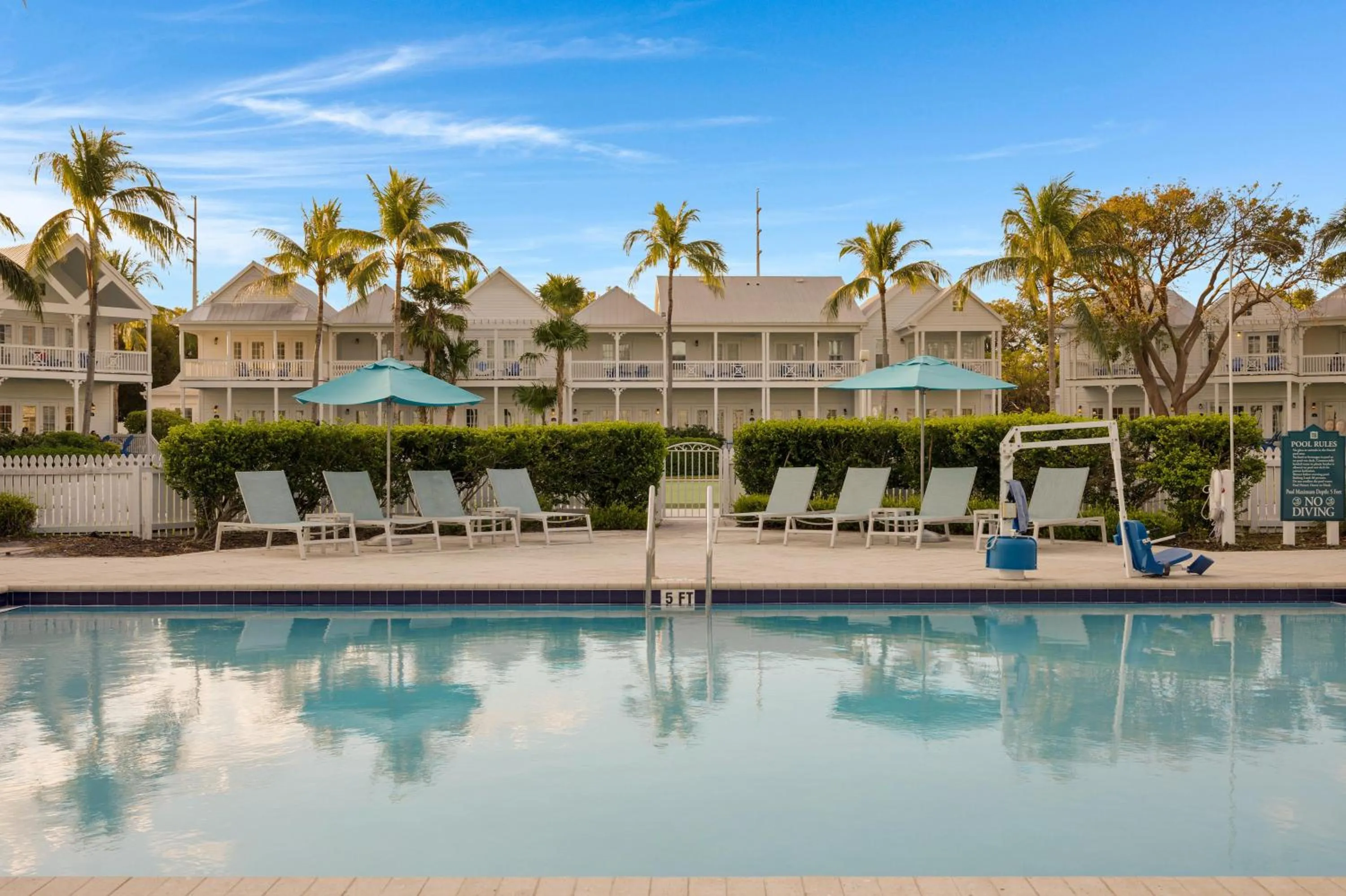 Pool view in Tranquility Bay Resort