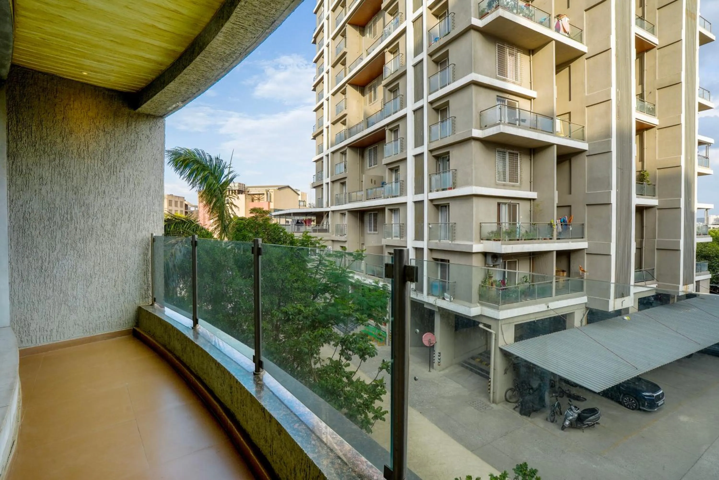 Balcony/Terrace in Treebo Premium Niraali Executive, Hinjewadi