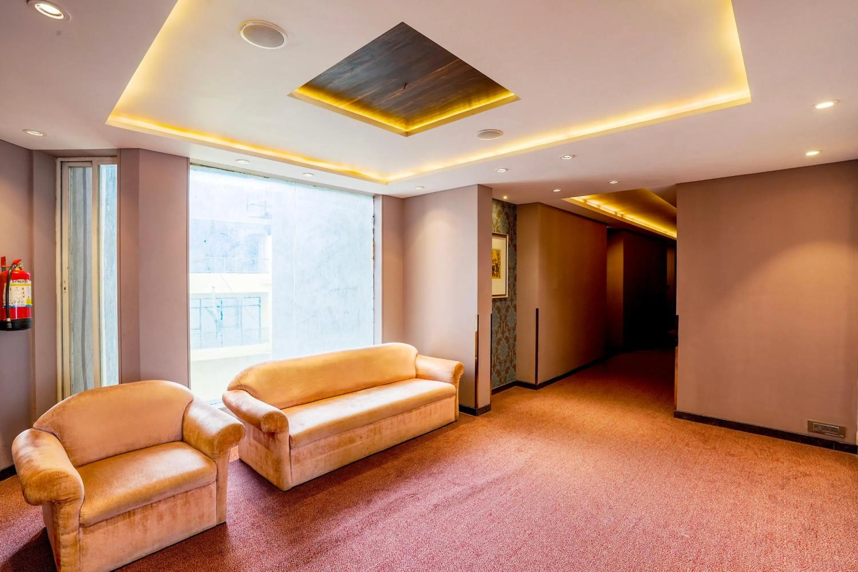 Seating area in Treebo Premium Niraali Executive, Hinjewadi