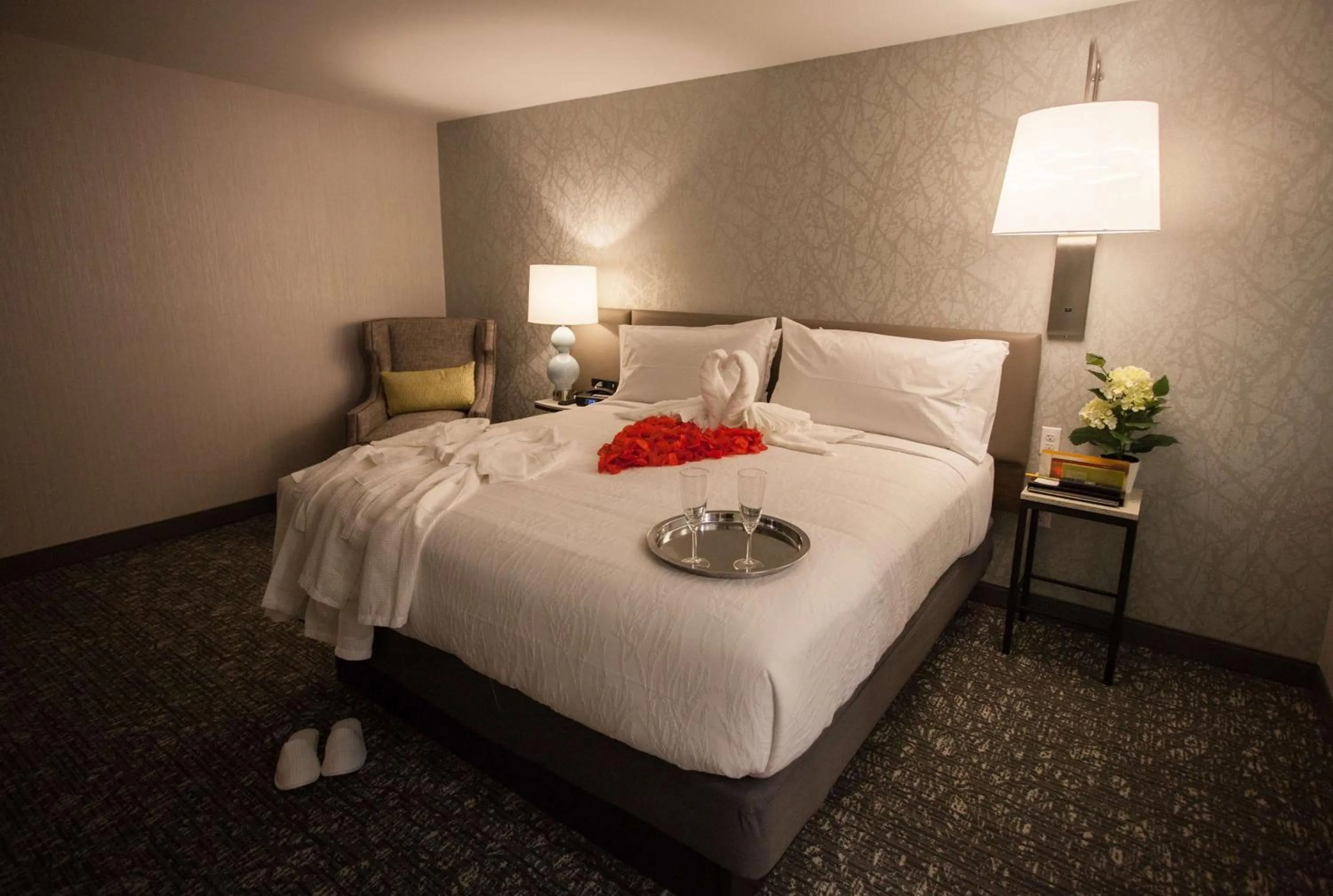 Bed in Hilton Garden Inn Springfield