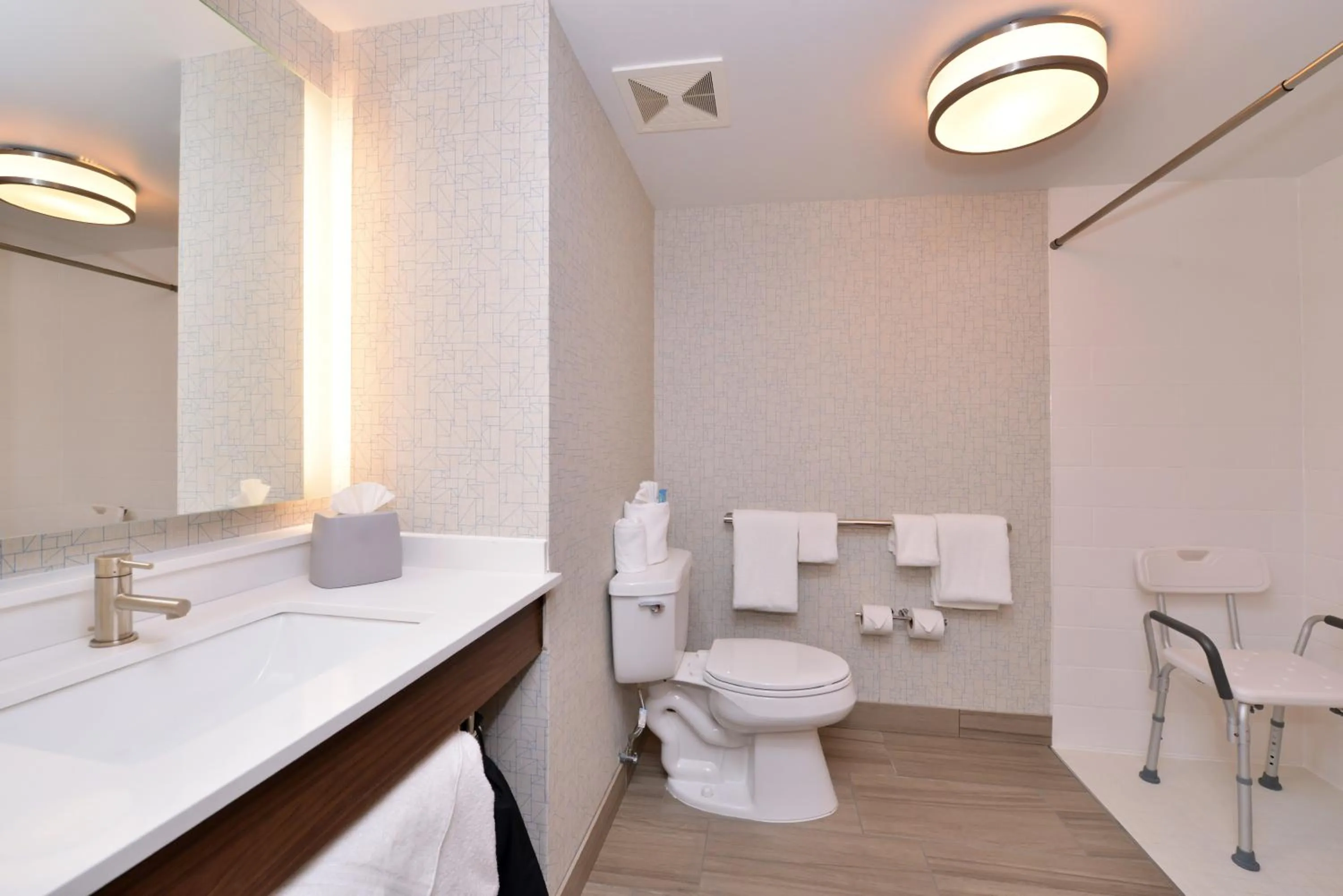 Bathroom in Holiday Inn Express & Suites Indianapolis Dtn-Conv Ctr Area by IHG