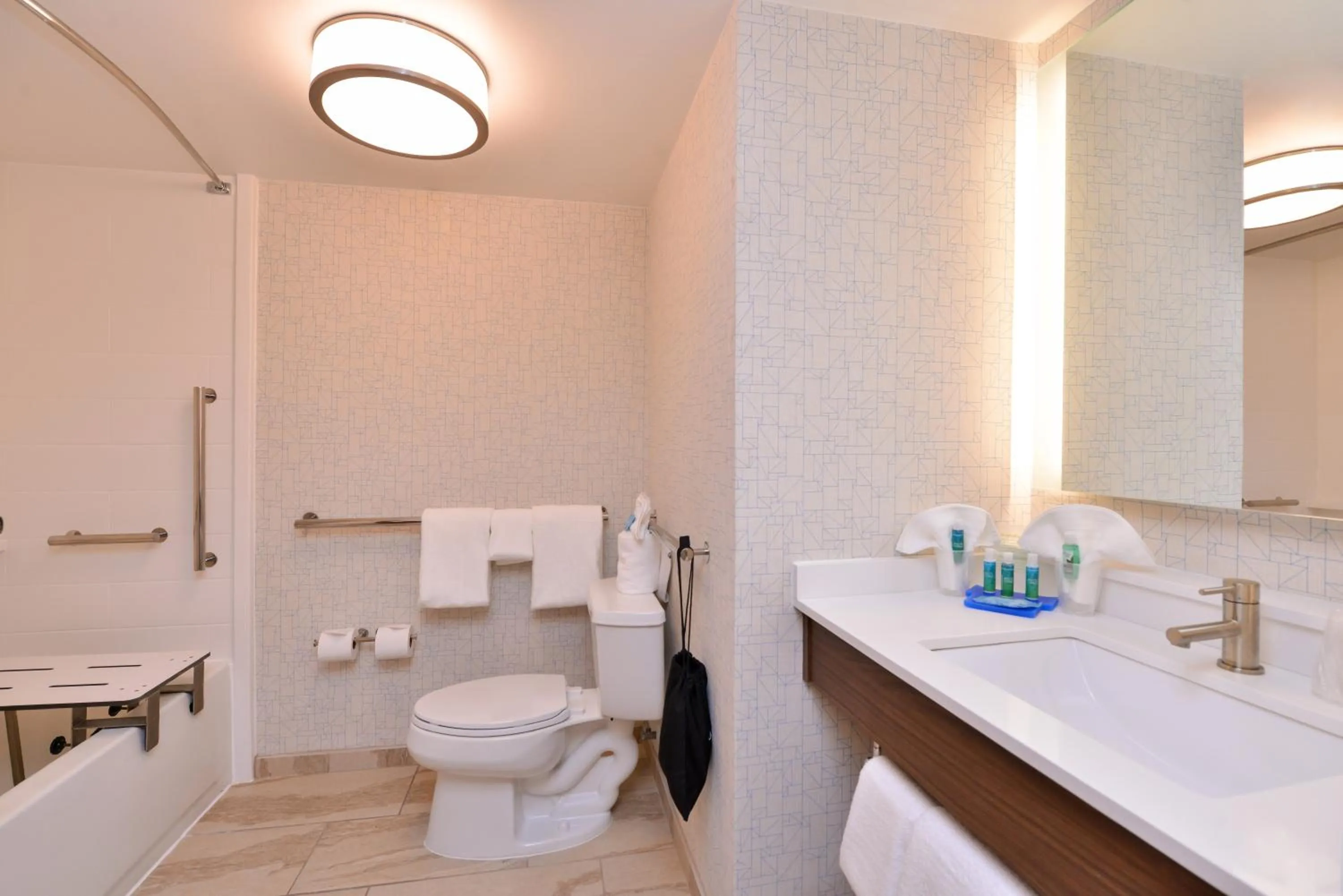 Bathroom in Holiday Inn Express & Suites Indianapolis Dtn-Conv Ctr Area by IHG