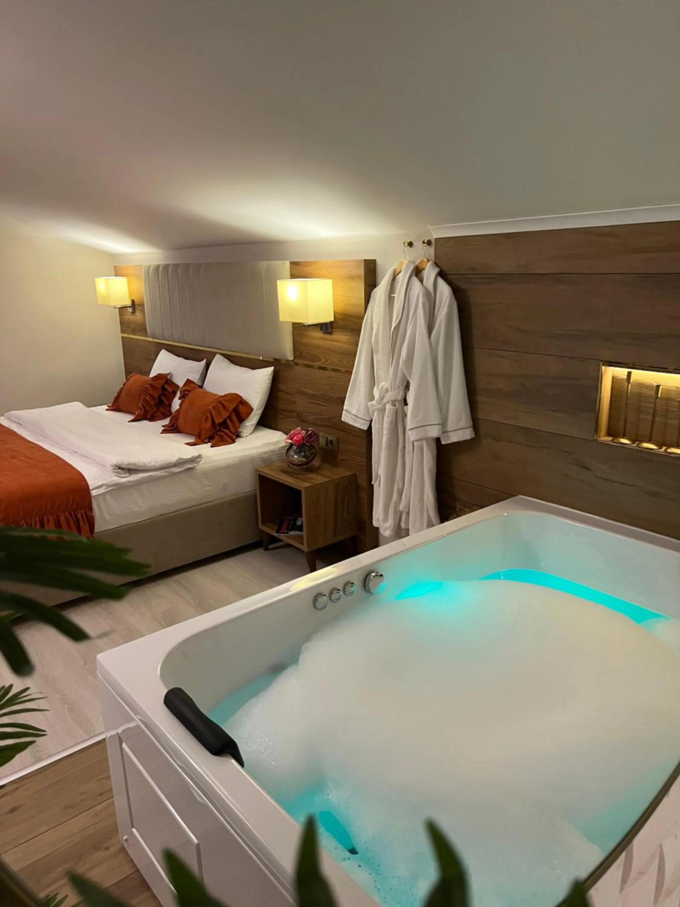 Hot Tub, Bed in White House Hotel