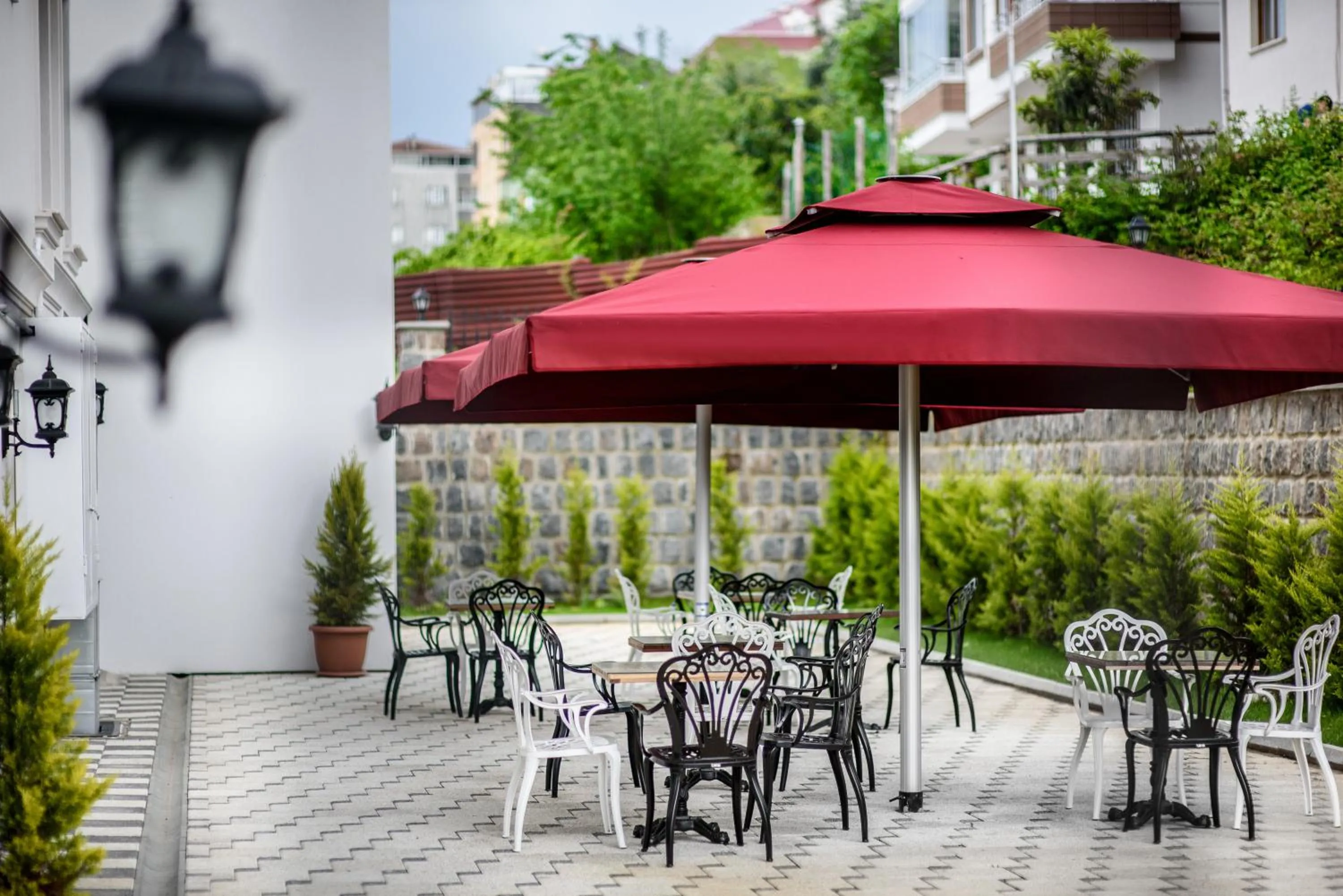 Garden view in White House Hotel