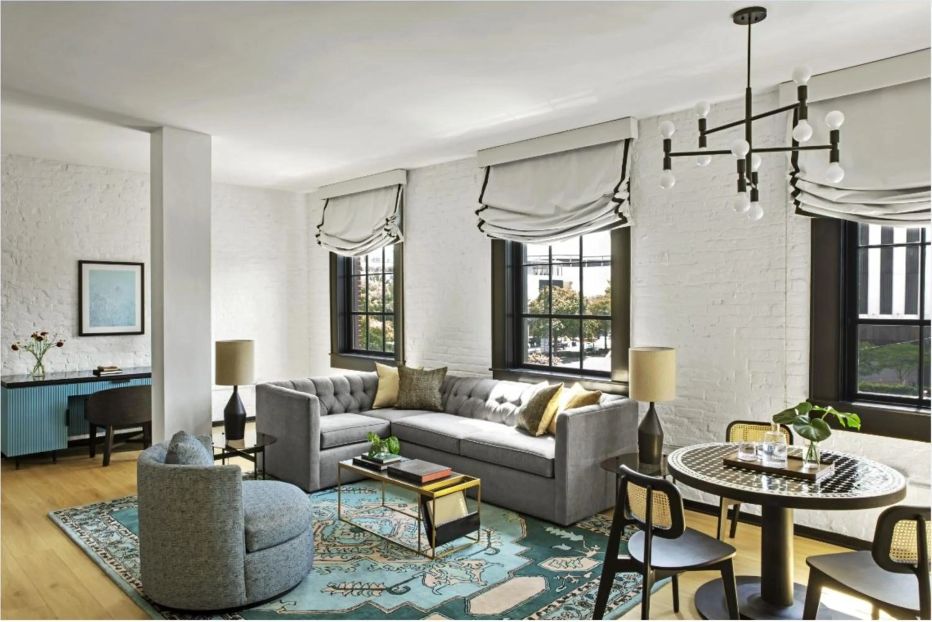 Living room in Kimpton Hotel Fontenot by IHG