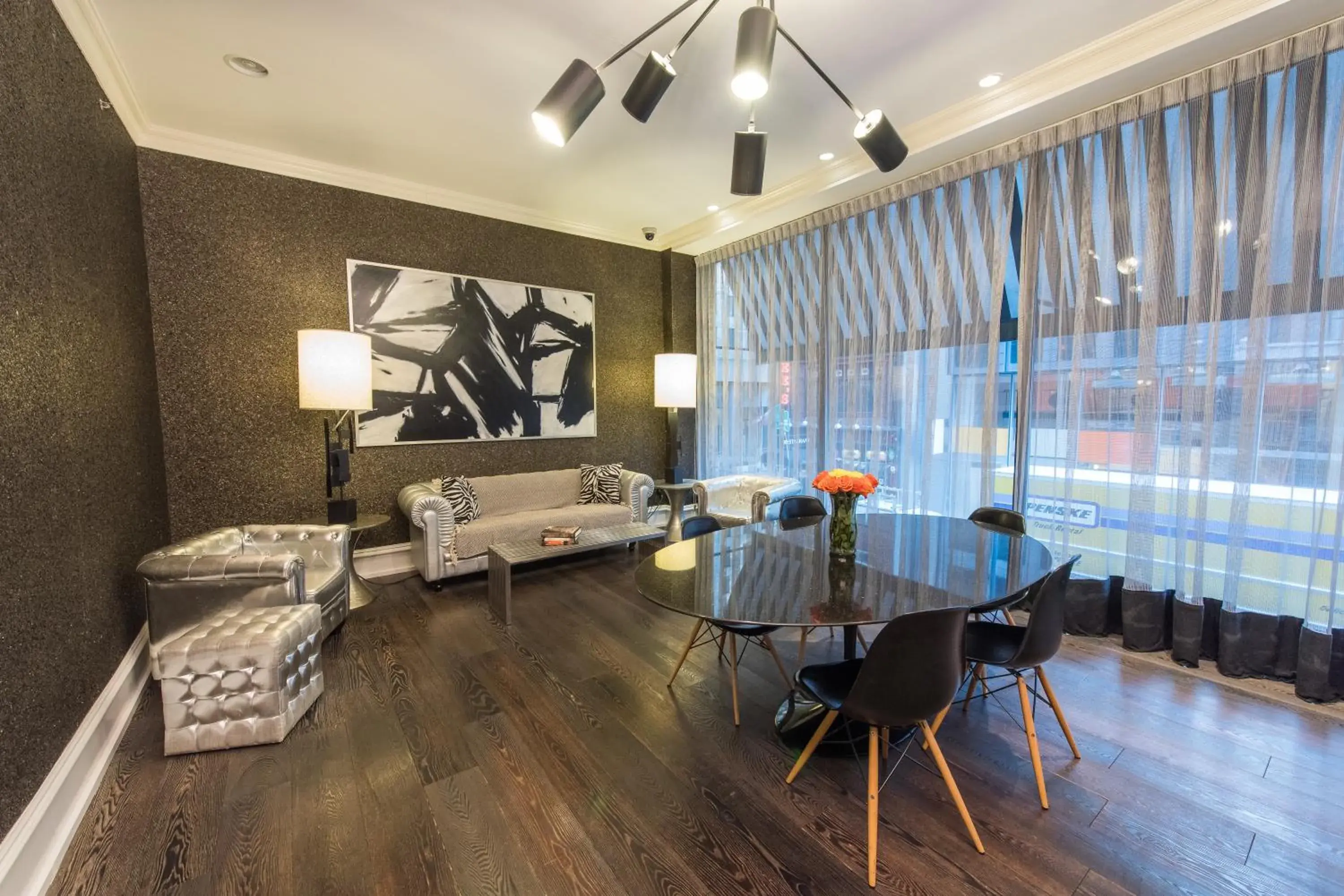 Living room in Moderne Hotel Living room in Moderne Hotel