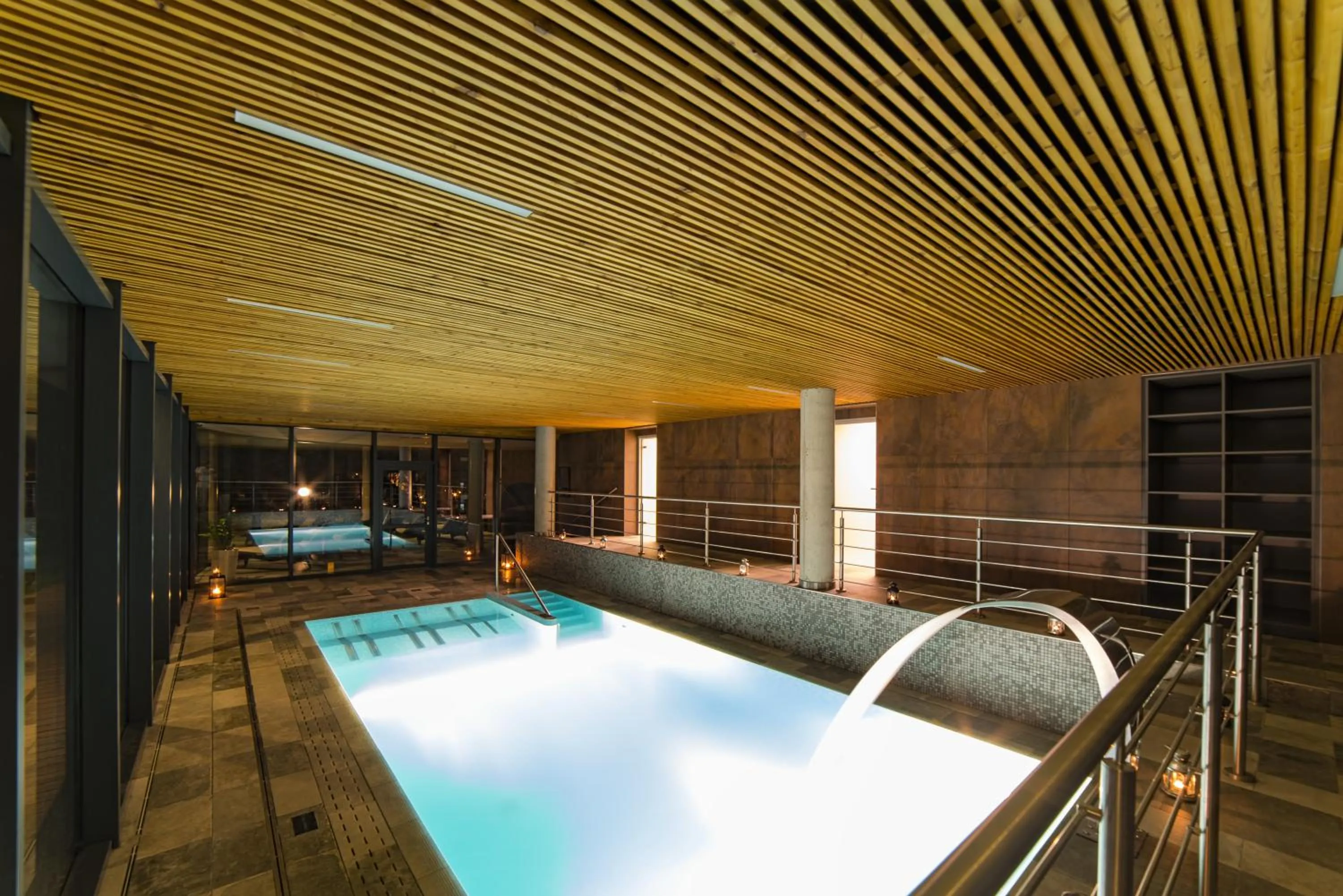 Pool view in Wellness & Spa hotel Villa Regenhart