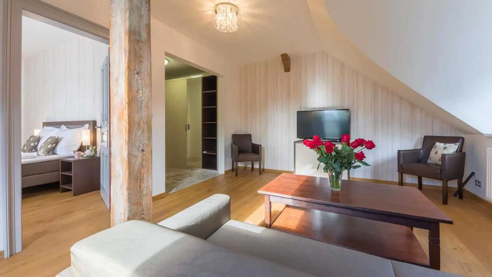 Living room, Bed in Wellness & Spa hotel Villa Regenhart