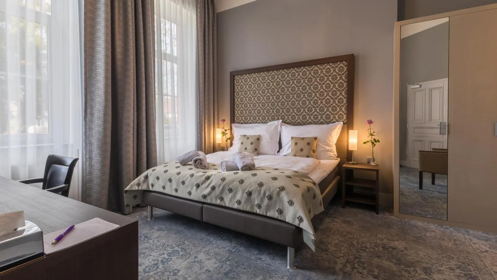 Bed in Wellness & Spa hotel Villa Regenhart