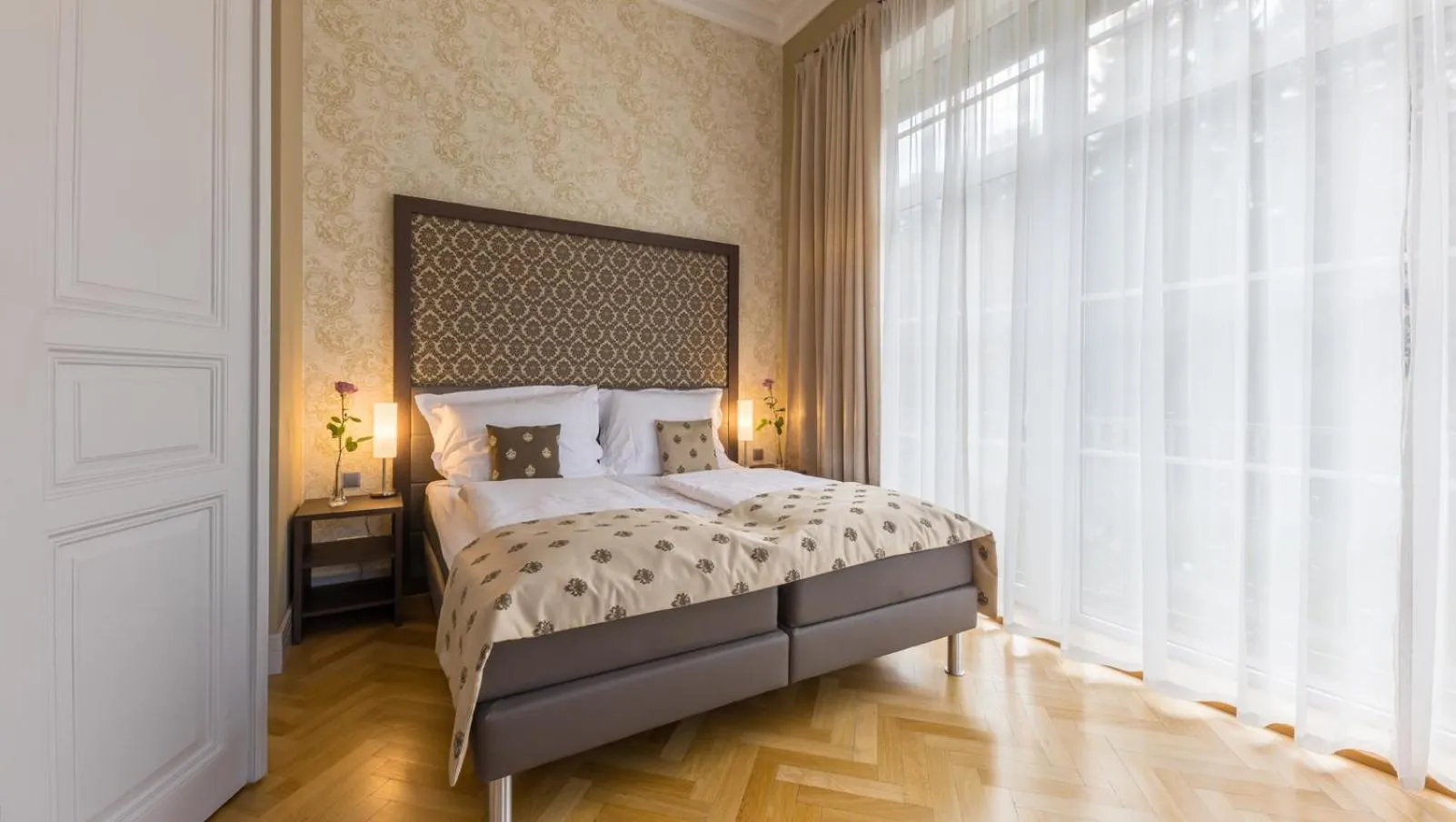 Bed in Wellness & Spa hotel Villa Regenhart