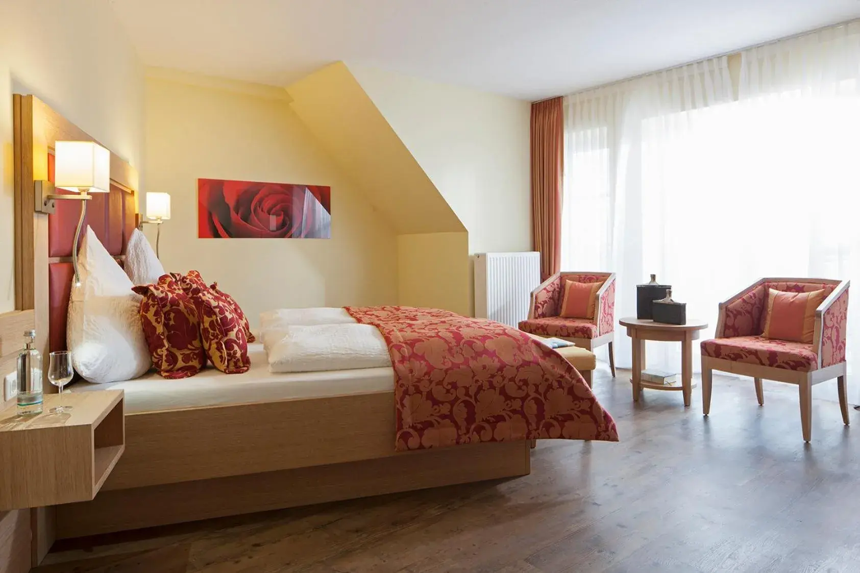 Comfort Double Room with Balcony in Hotel Neuwarft Comfort Double Room with Balcony in Hotel Neuwarft