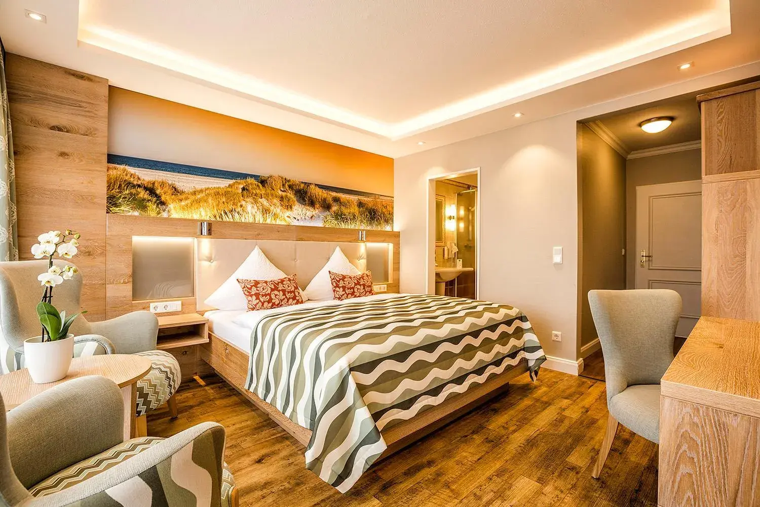 Double Room with Balcony or Terrace - single occupancy in Hotel Neuwarft Double Room with Balcony or Terrace - single occupancy in Hotel Neuwarft