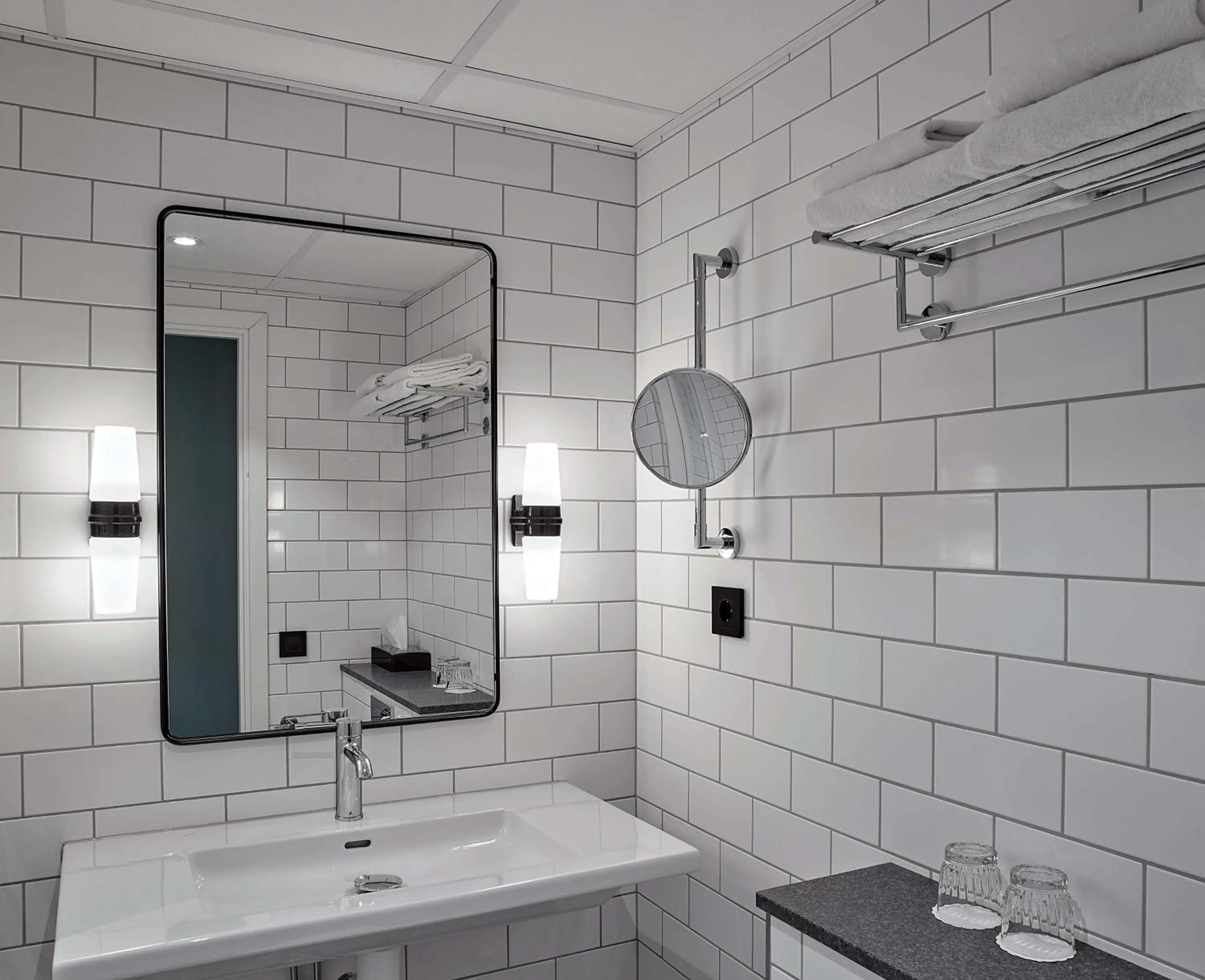 Bedroom in Scandic Klara