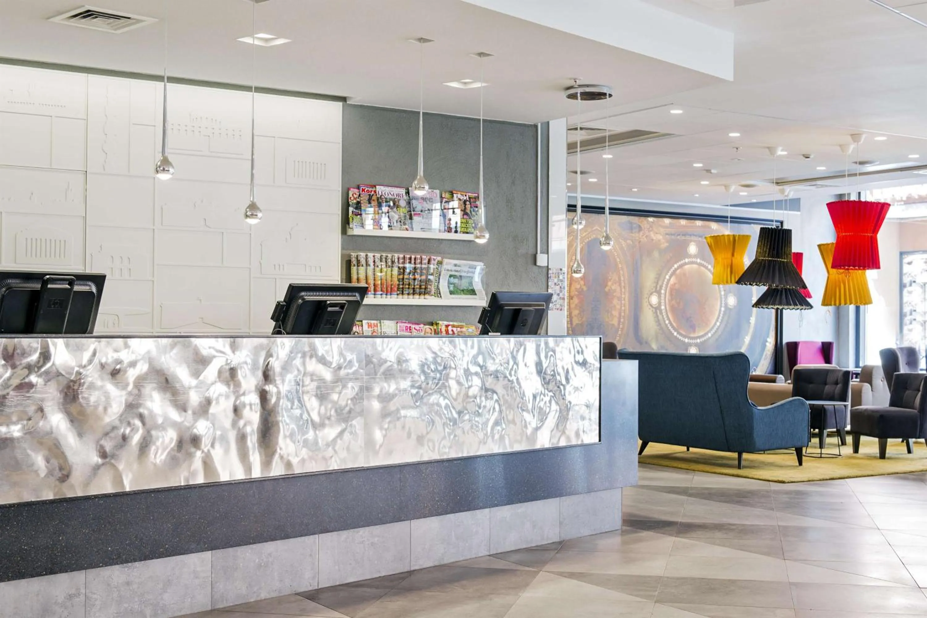 Lobby or reception in Scandic Klara