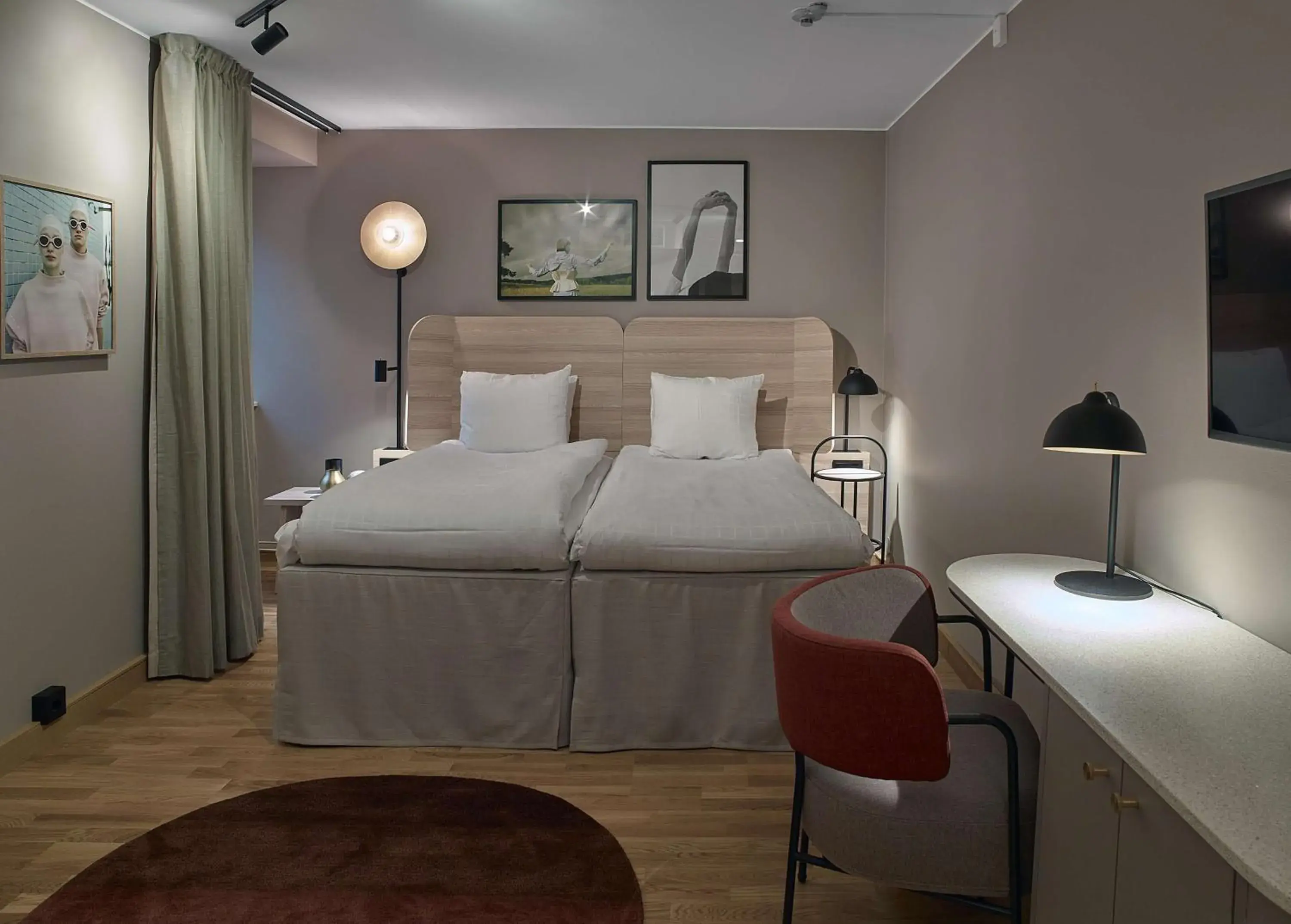 Bedroom, Bed in Scandic Klara Bedroom, Bed in Scandic Klara