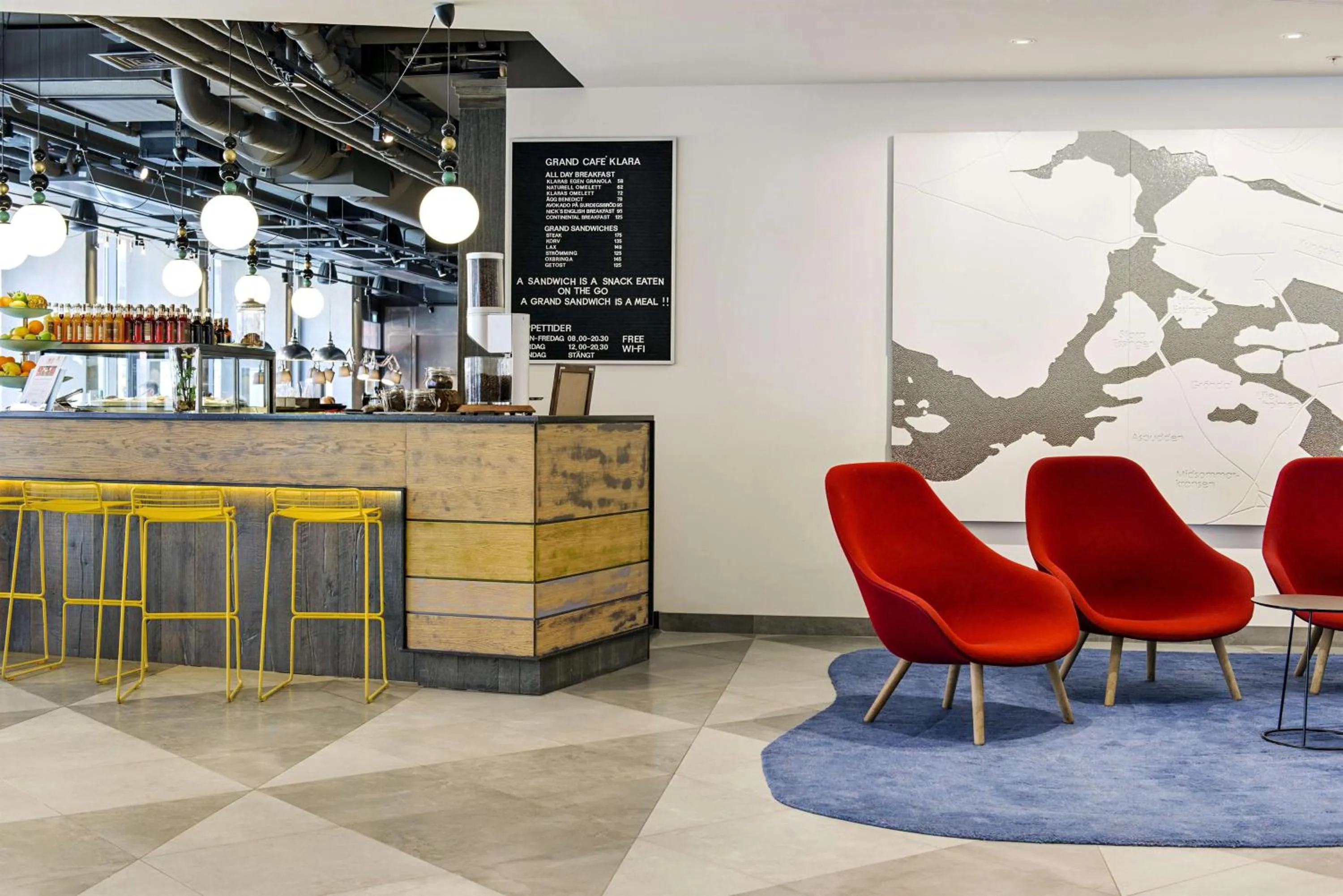 Lounge or bar in Scandic Klara