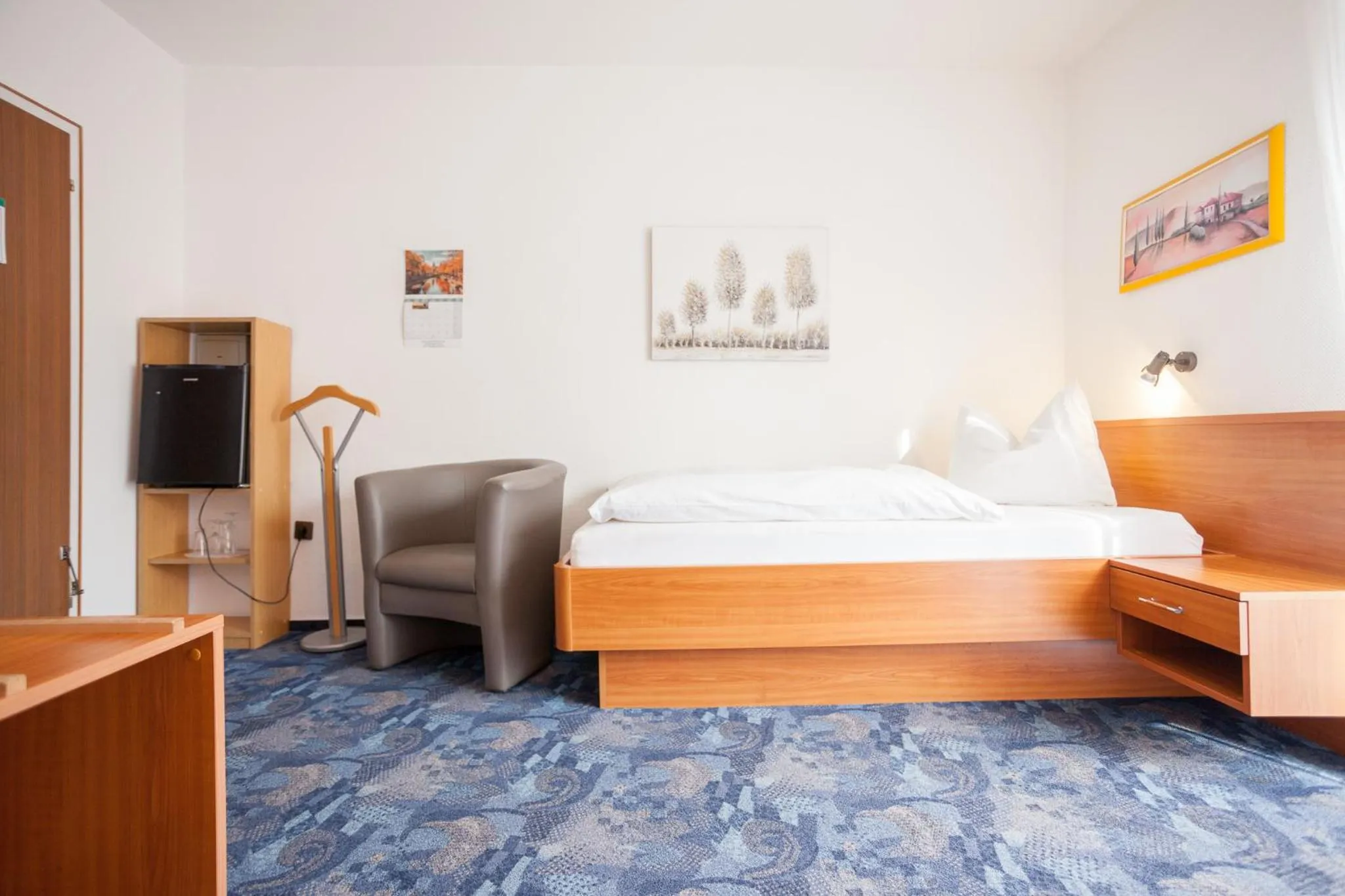 Bed in TM Hotel Dortmund Airport