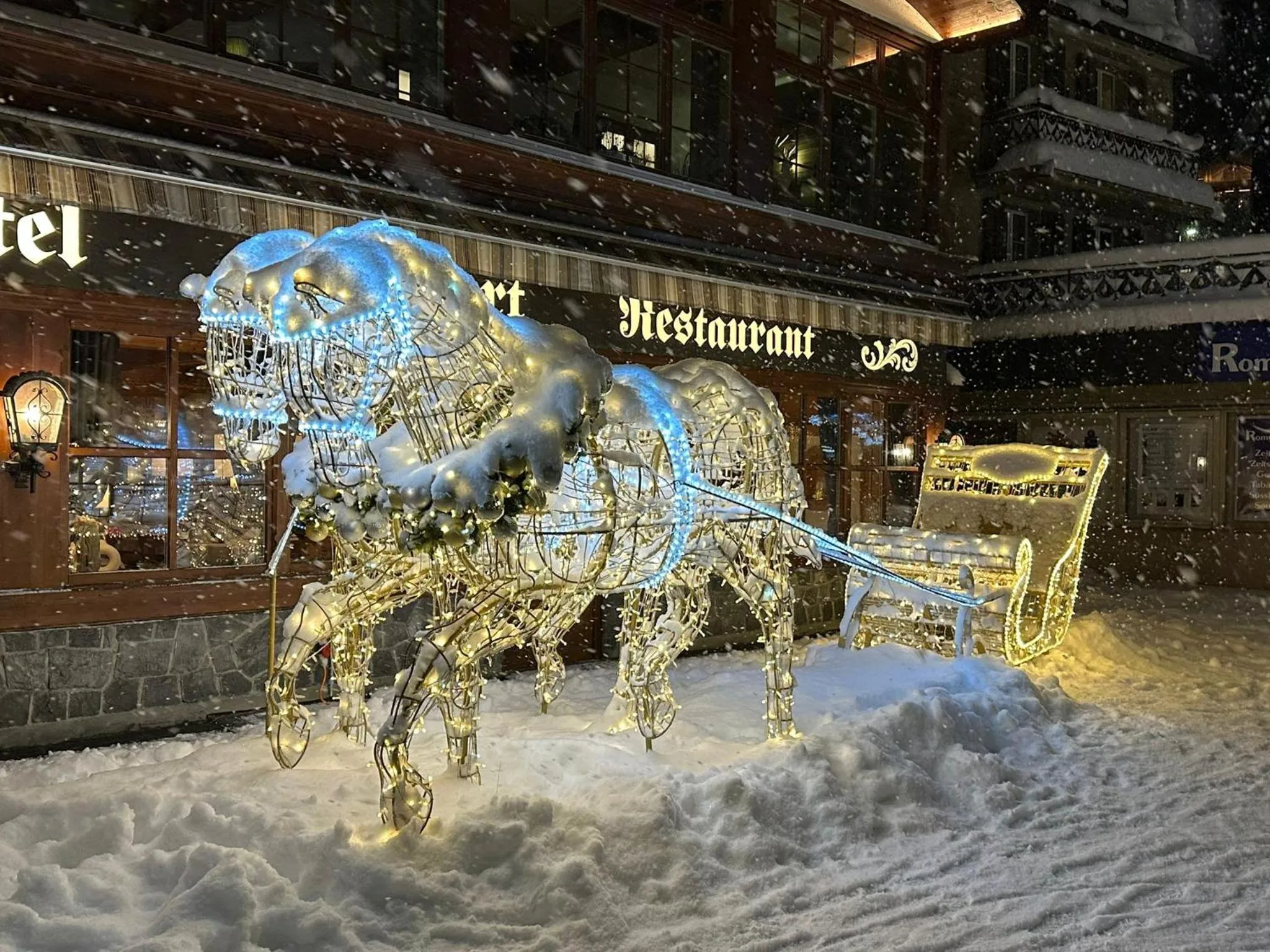 Winter in SPANNORT family home with common kitchen and self check-in