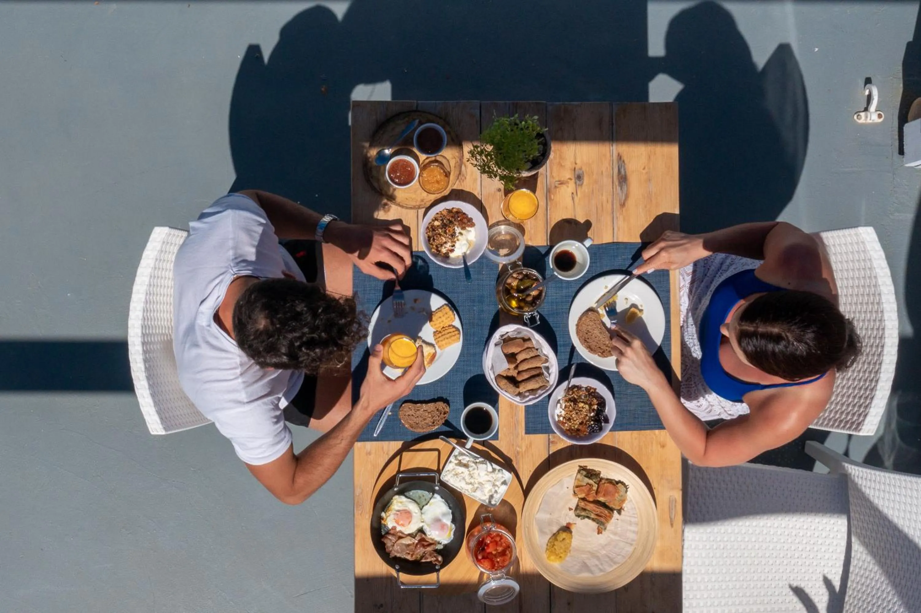 People in Blue Horizon