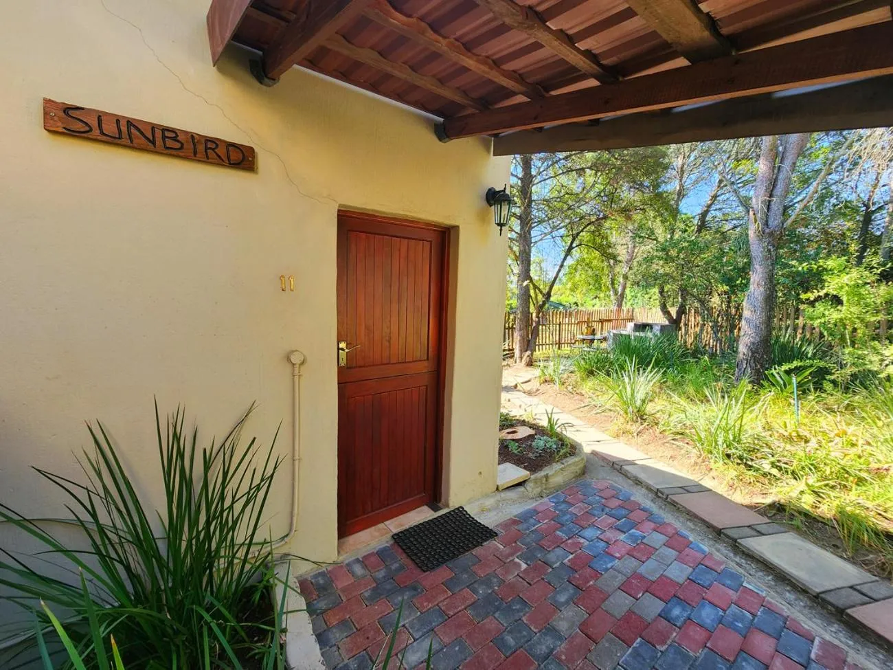 Inner courtyard view in Pine Valley