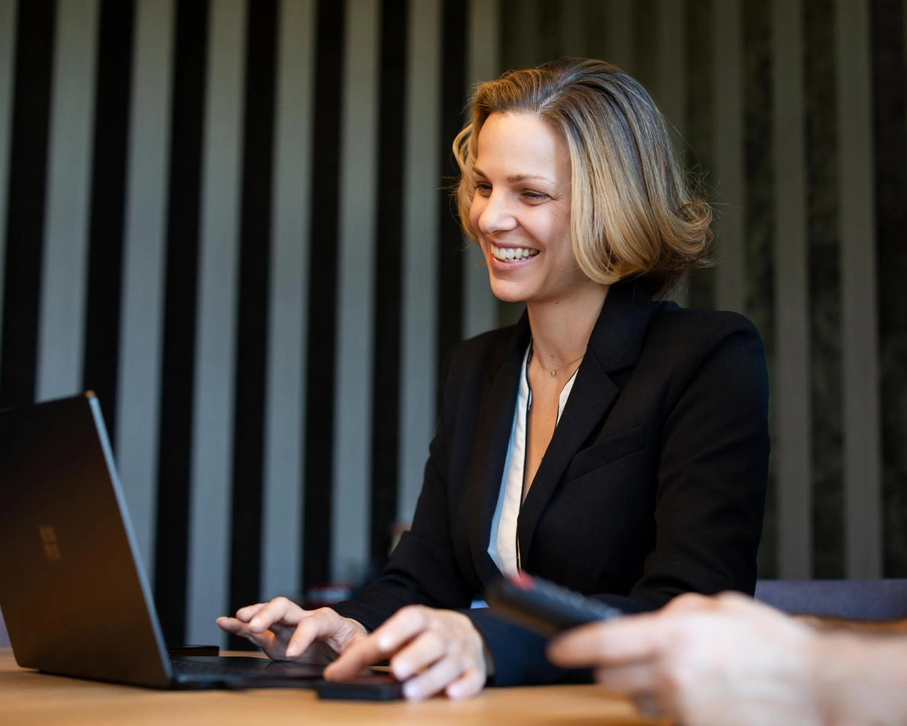 People in b-smart hotel Widnau