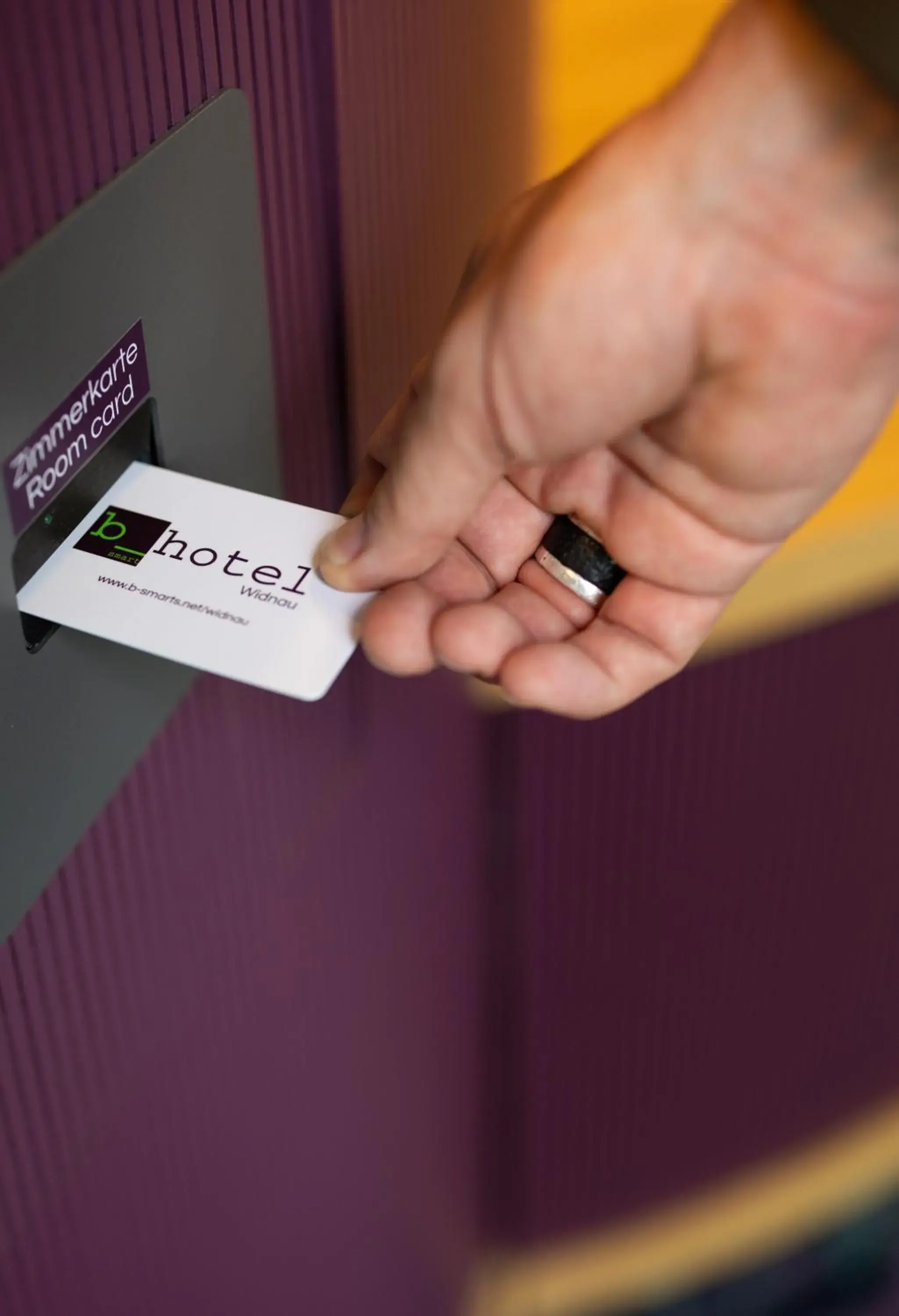 Lobby or reception in b-smart hotel Widnau Lobby or reception in b-smart hotel Widnau