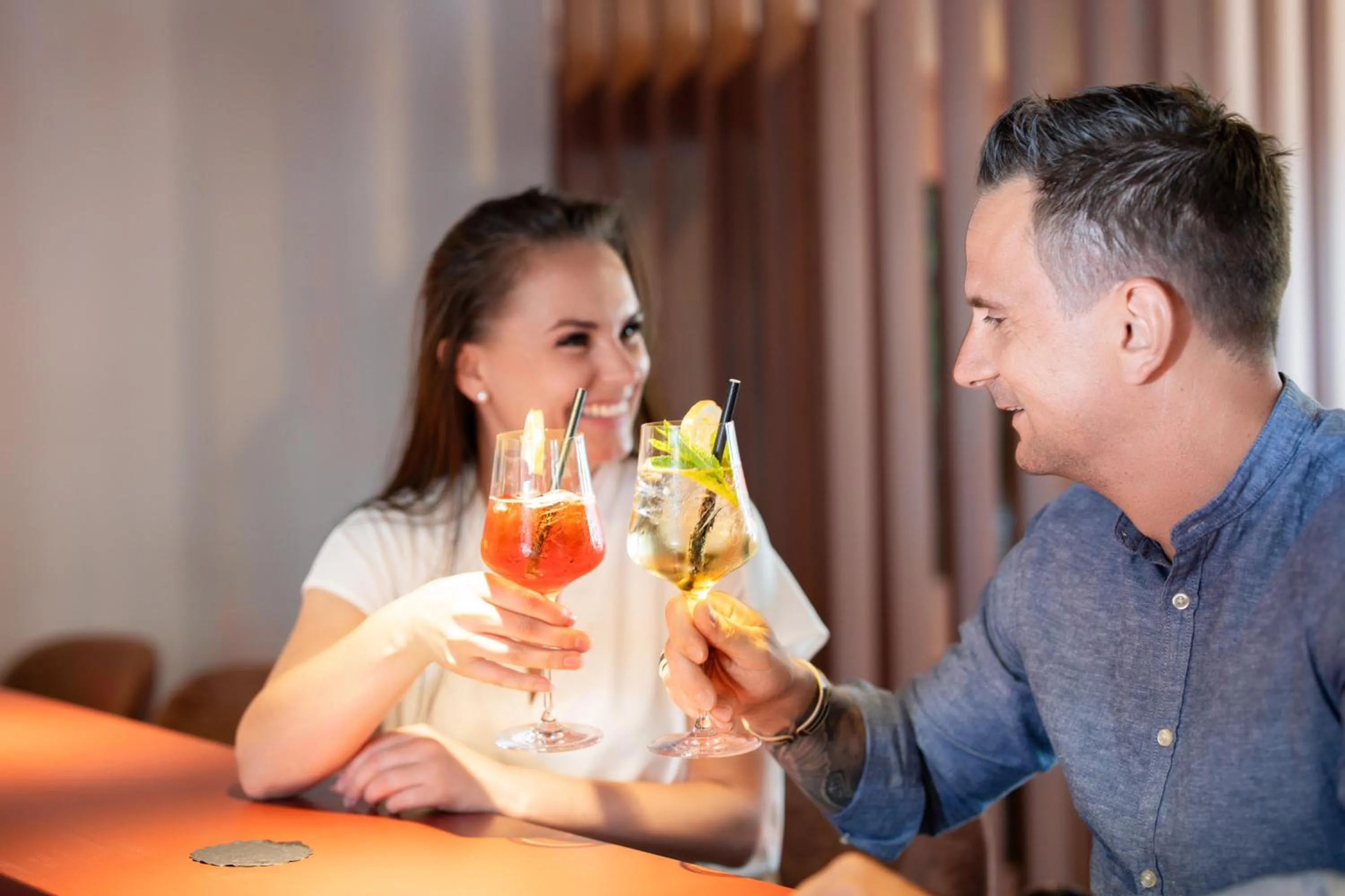 People in b-smart hotel Widnau