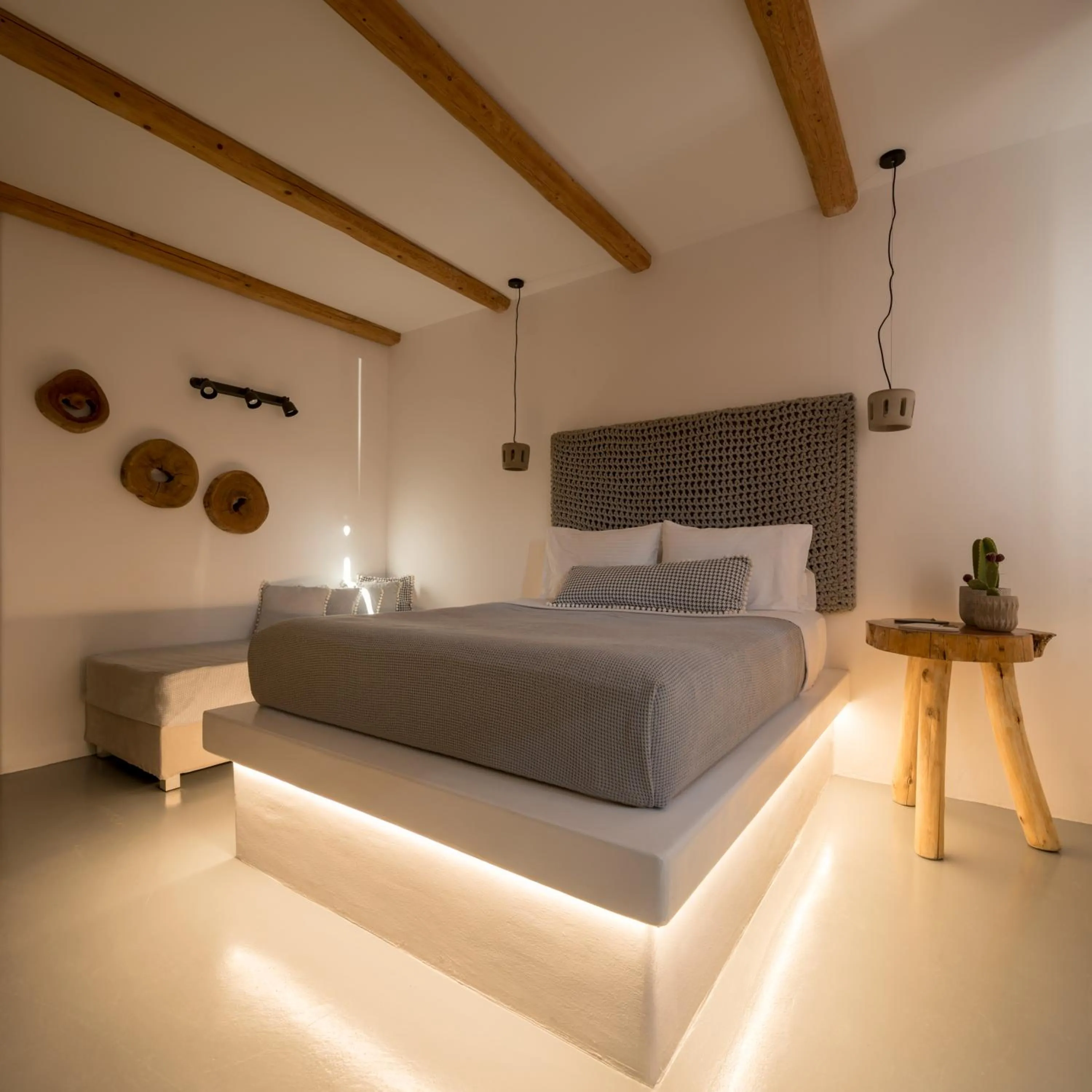 Bedroom, Bed in Olive Mykonos Villas