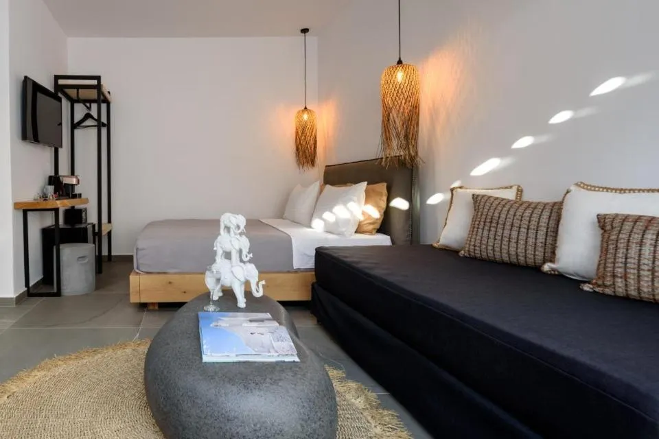 Bedroom in Olive Mykonos Villas